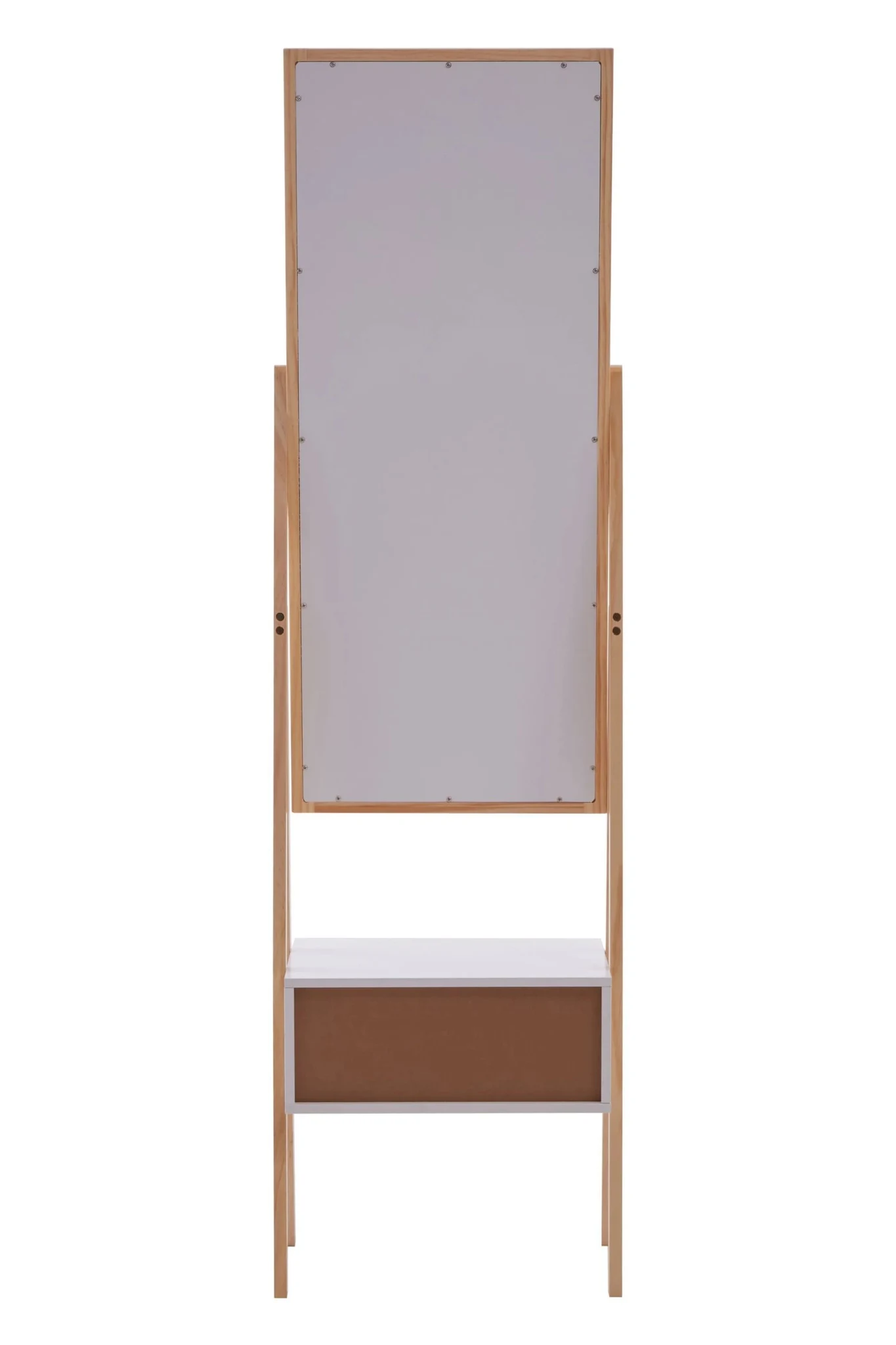 Rostok Single Drawer Floor Mirror - Decorative, photo 2 of 7