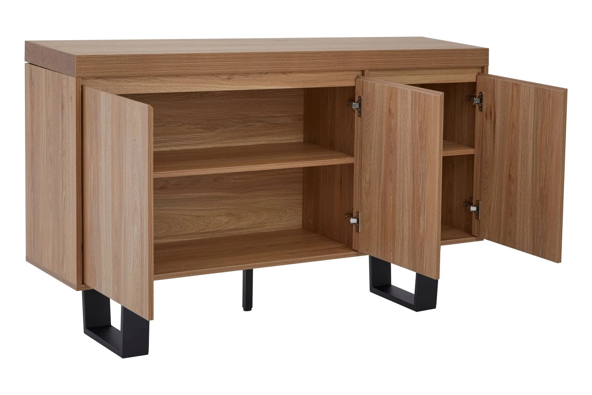 Oakton Wood Effect 3 Door Sideboard - Bookcases & shelving, photo 4 of 8