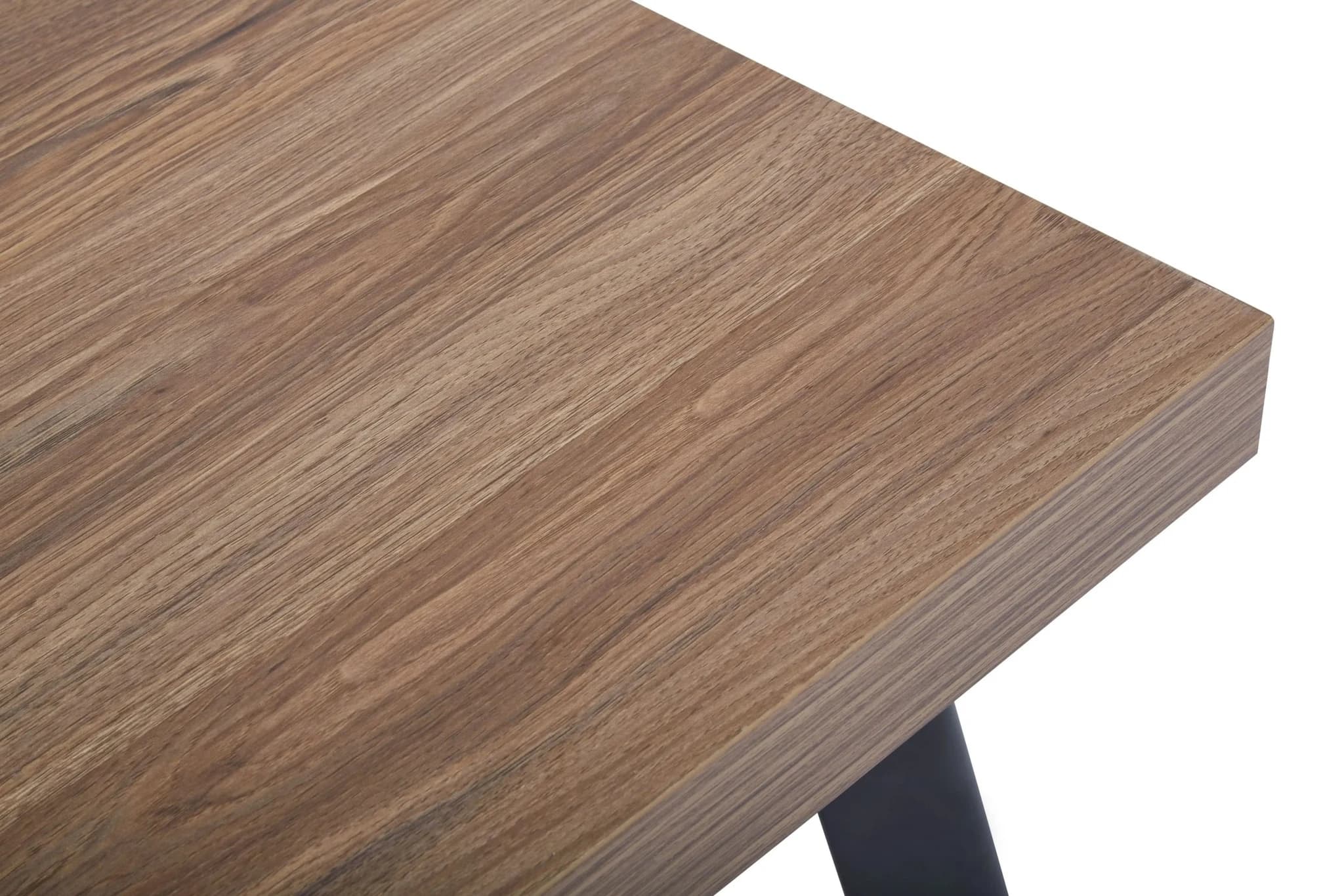 Oakwill Wood Veneer Side Table with Black Metal Legs - Tables, photo 5 of 7