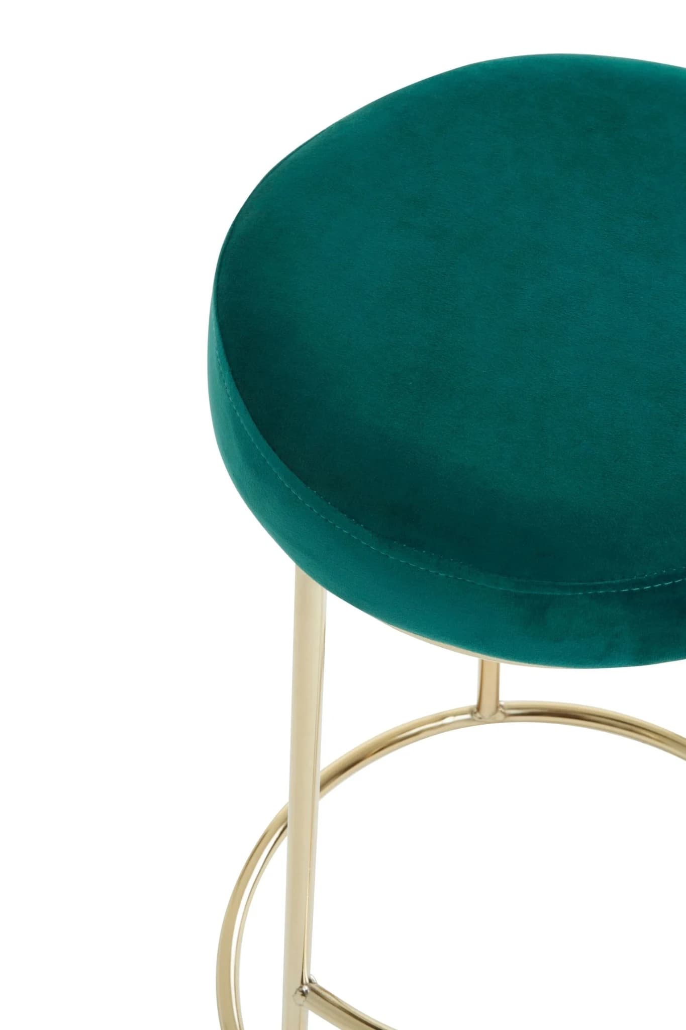 Manhattan Green Velvet Bar Stool - Seating, photo 7 of 7