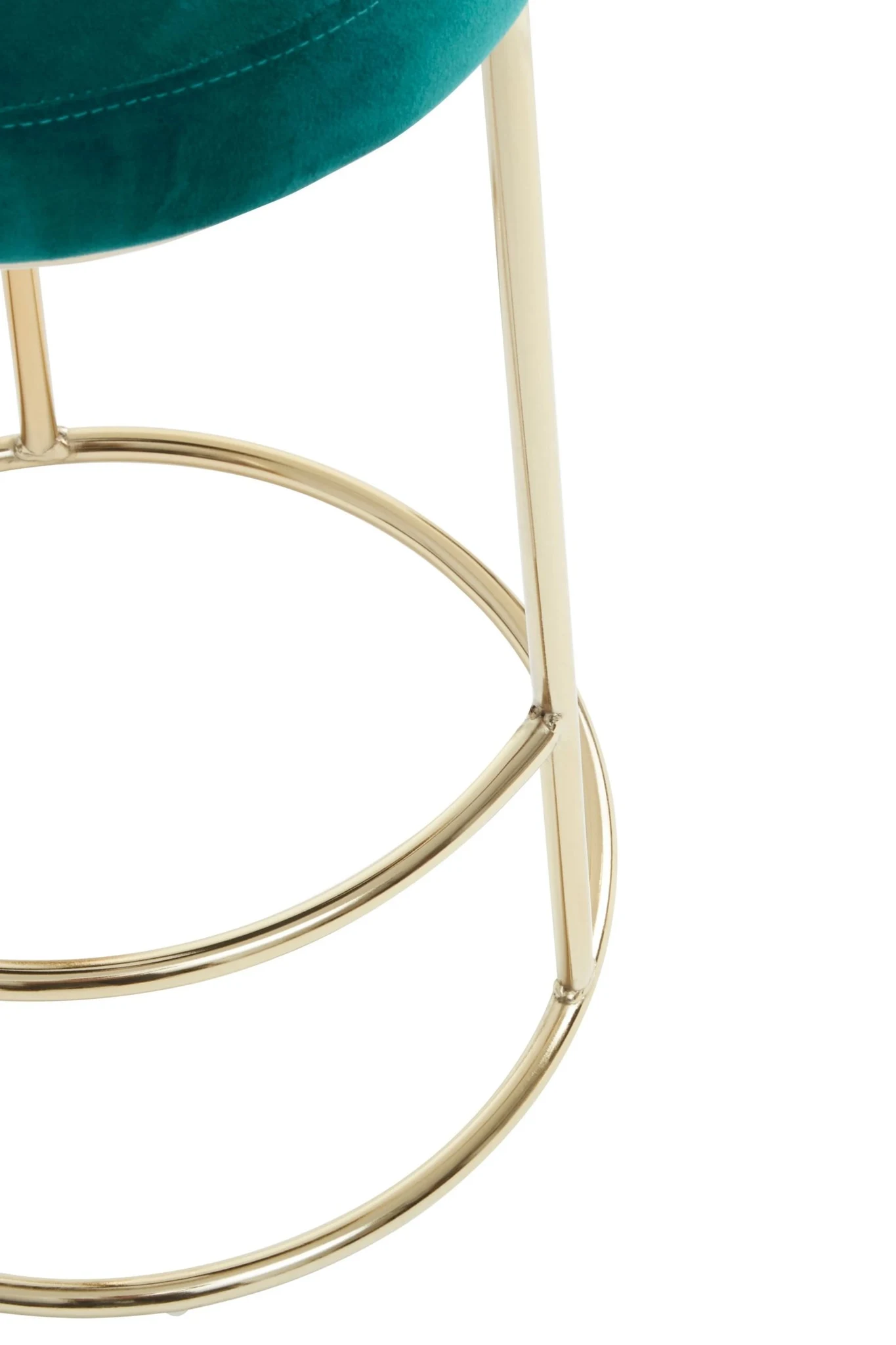 Manhattan Green Velvet Bar Stool - Seating, photo 6 of 7