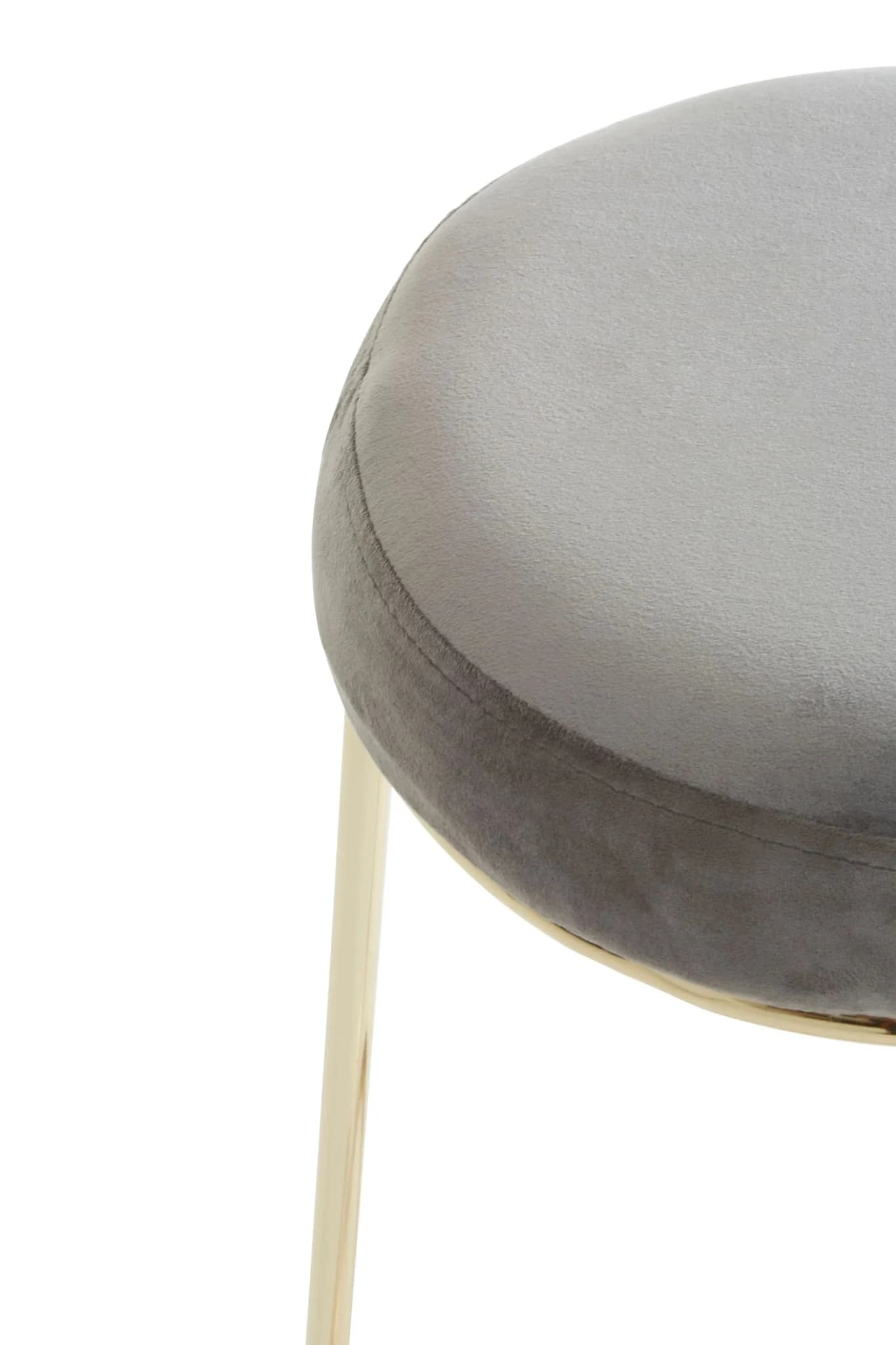 Manhattan Grey Velvet Tall Bar Stool - Seating, photo 7 of 7