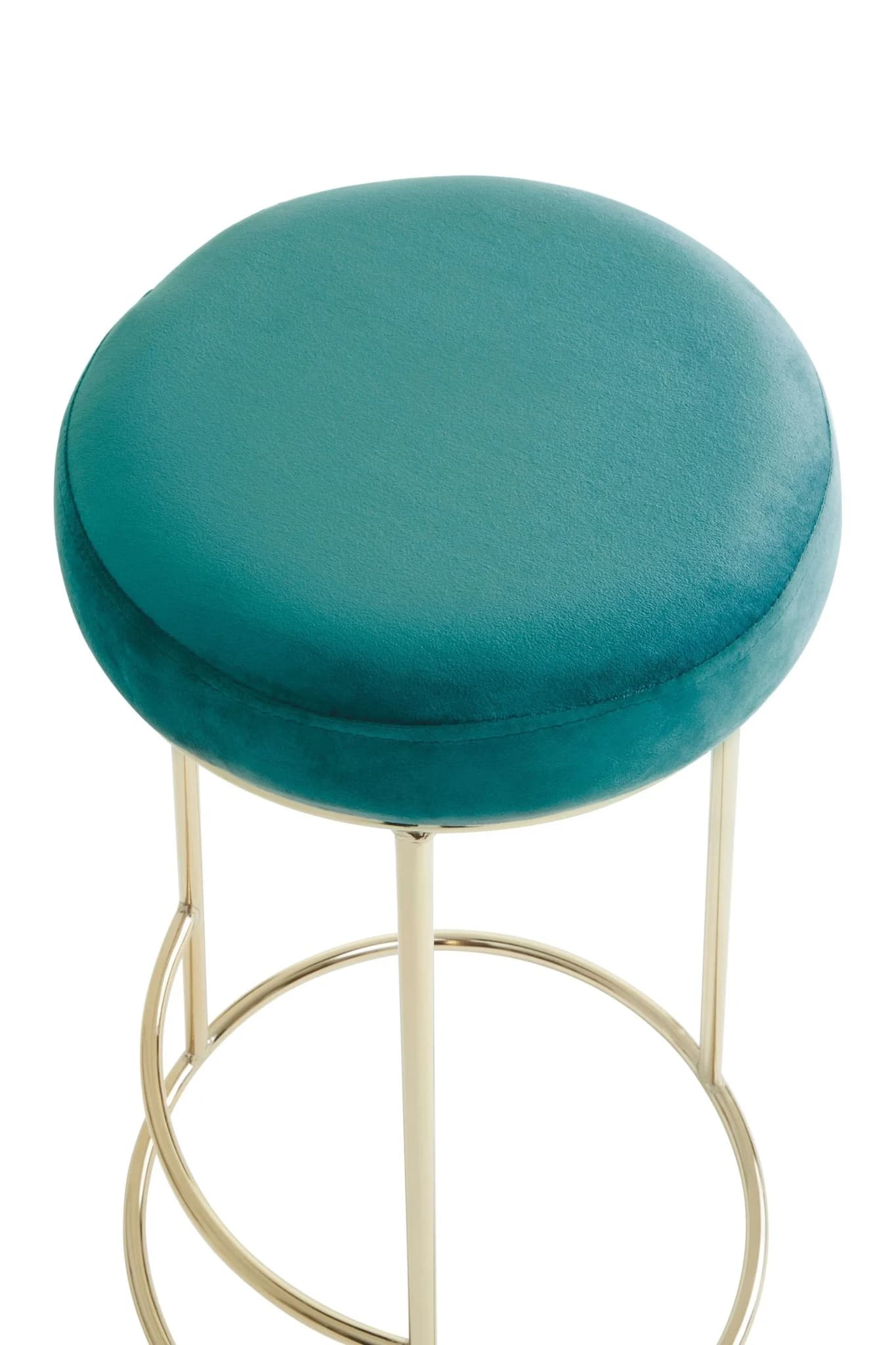 Manhattan Green Velvet Tall Bar Stool - Seating, photo 7 of 8