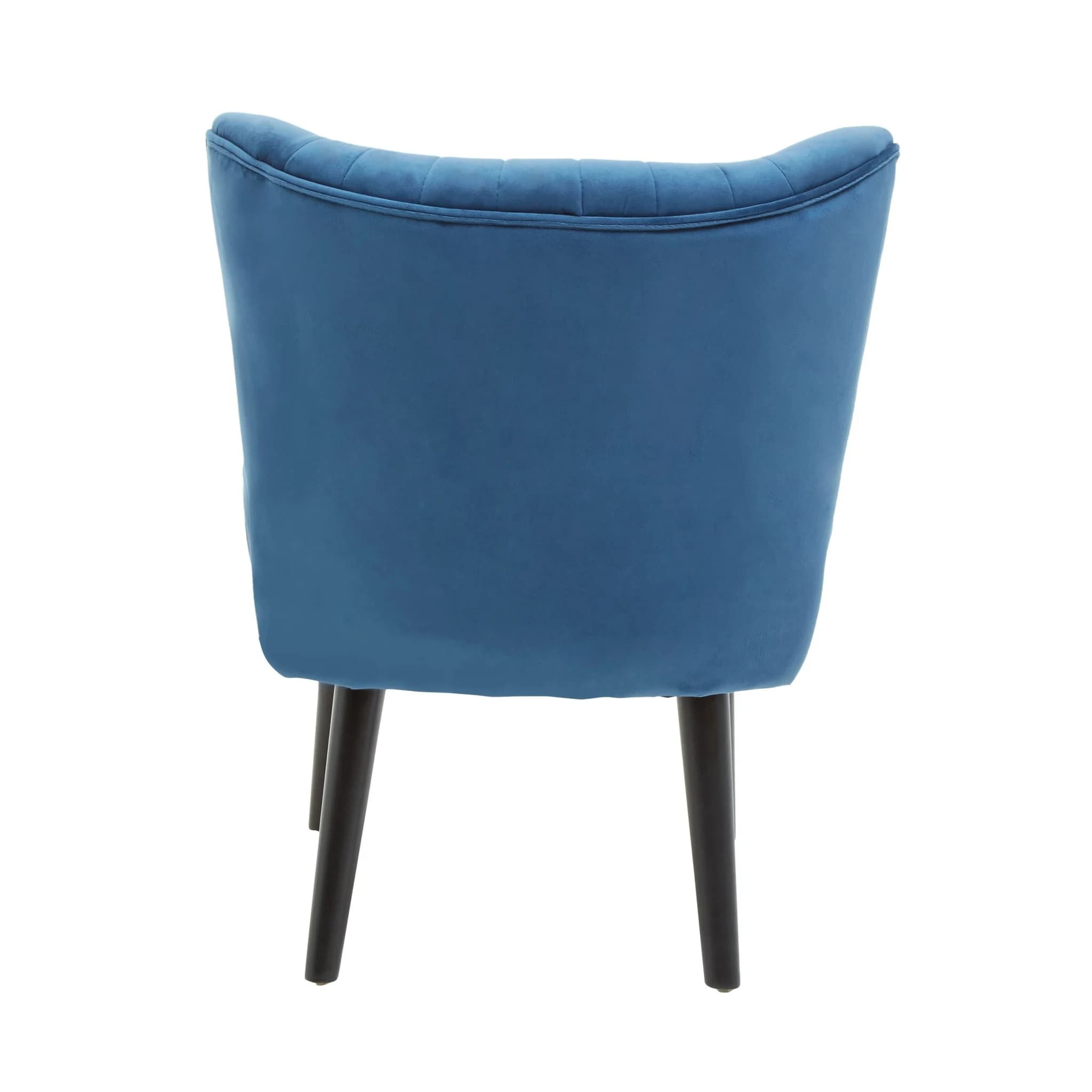 Regents Park Blue Velvet Chair - Seating, photo 7 of 8