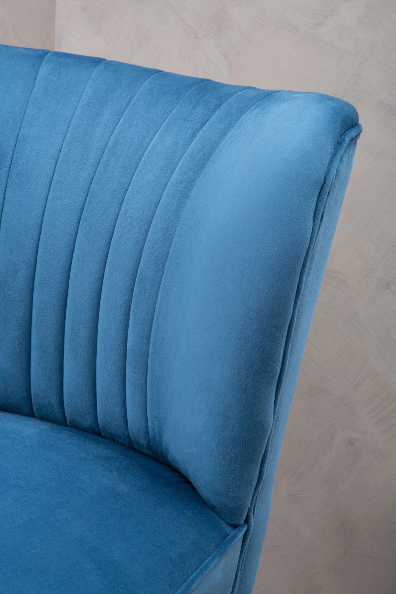 Regents Park Blue Velvet Chair - Seating, photo 4 of 8