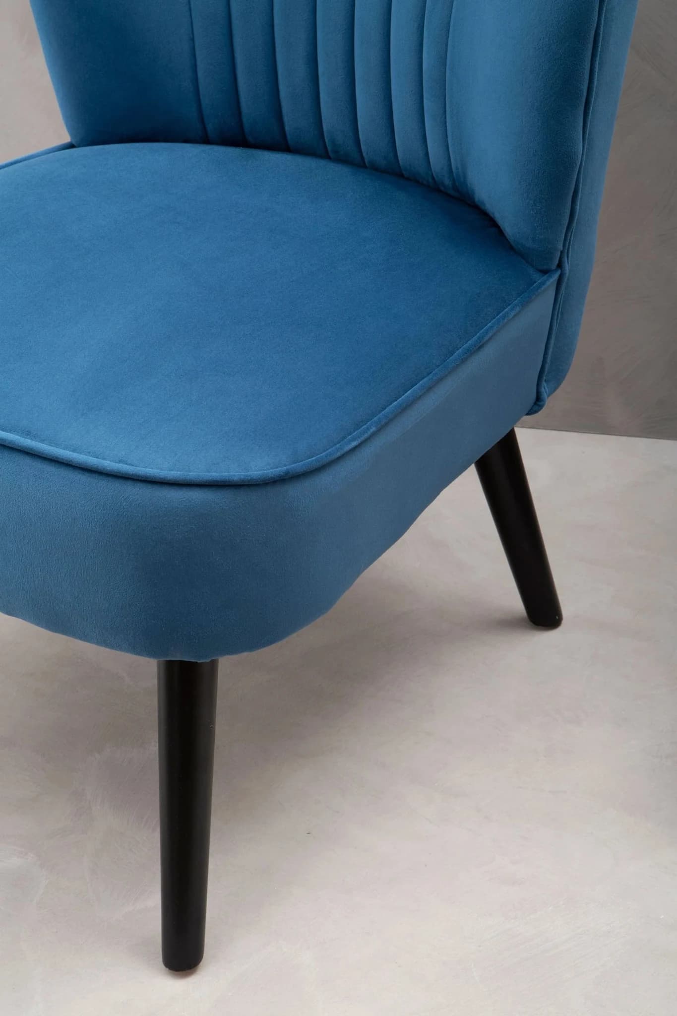 Regents Park Blue Velvet Chair - Seating, photo 2 of 8