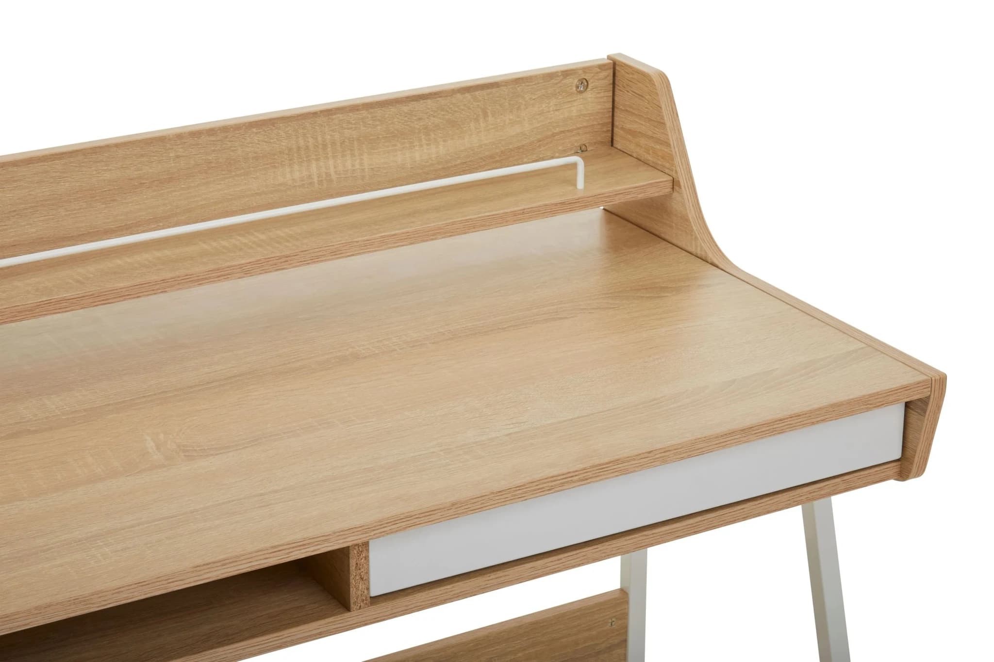 Bradbury Natural Oak Veneer Desk - Tables, photo 8 of 8