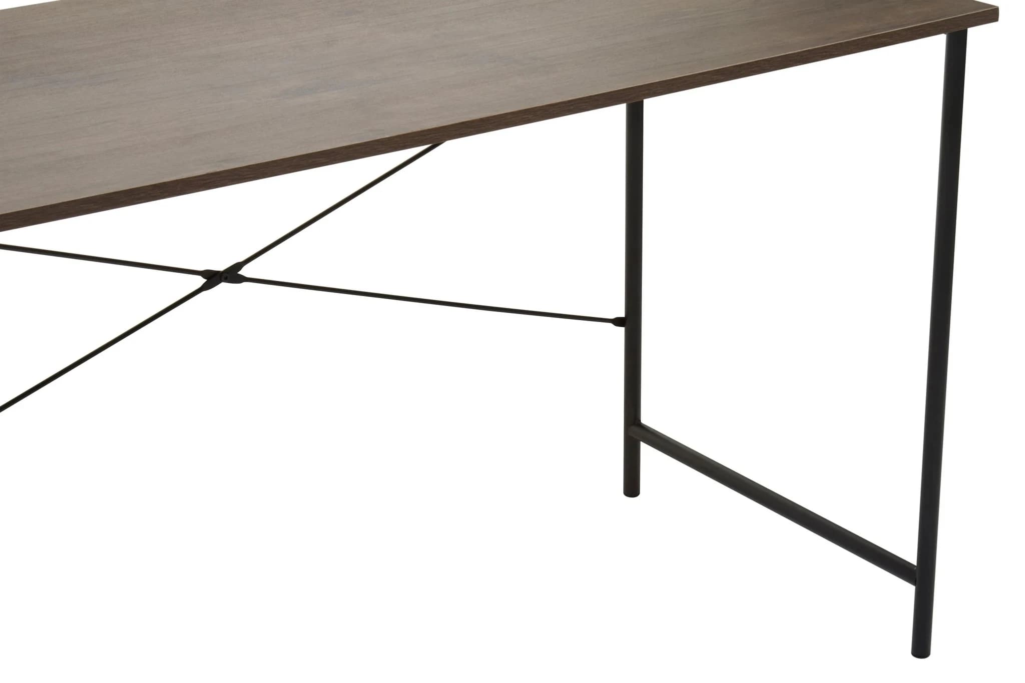 Bradbury Dark Oak Veneer Top Desk - Tables, photo 7 of 8