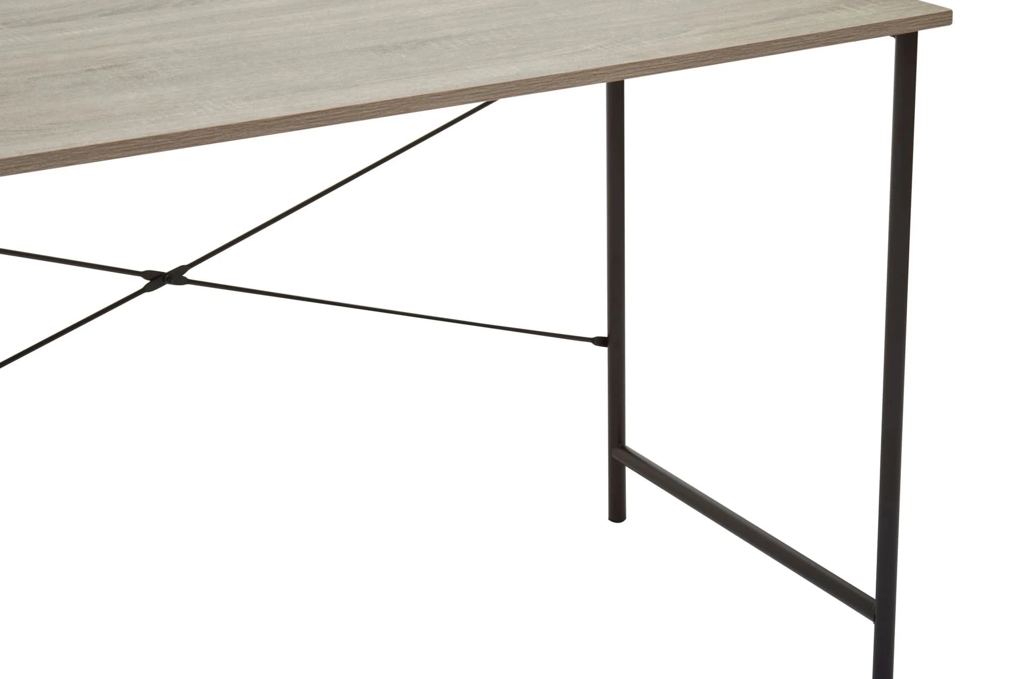 Bradbury Grey Oak Veneer Top Desk - Tables, photo 6 of 8