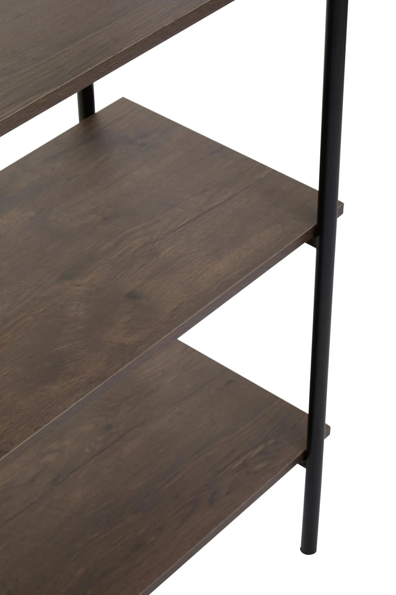 Bradbury Five Tier Dark Oak Veneer Shelf Unit - Bookcases & shelving, photo 7 of 8