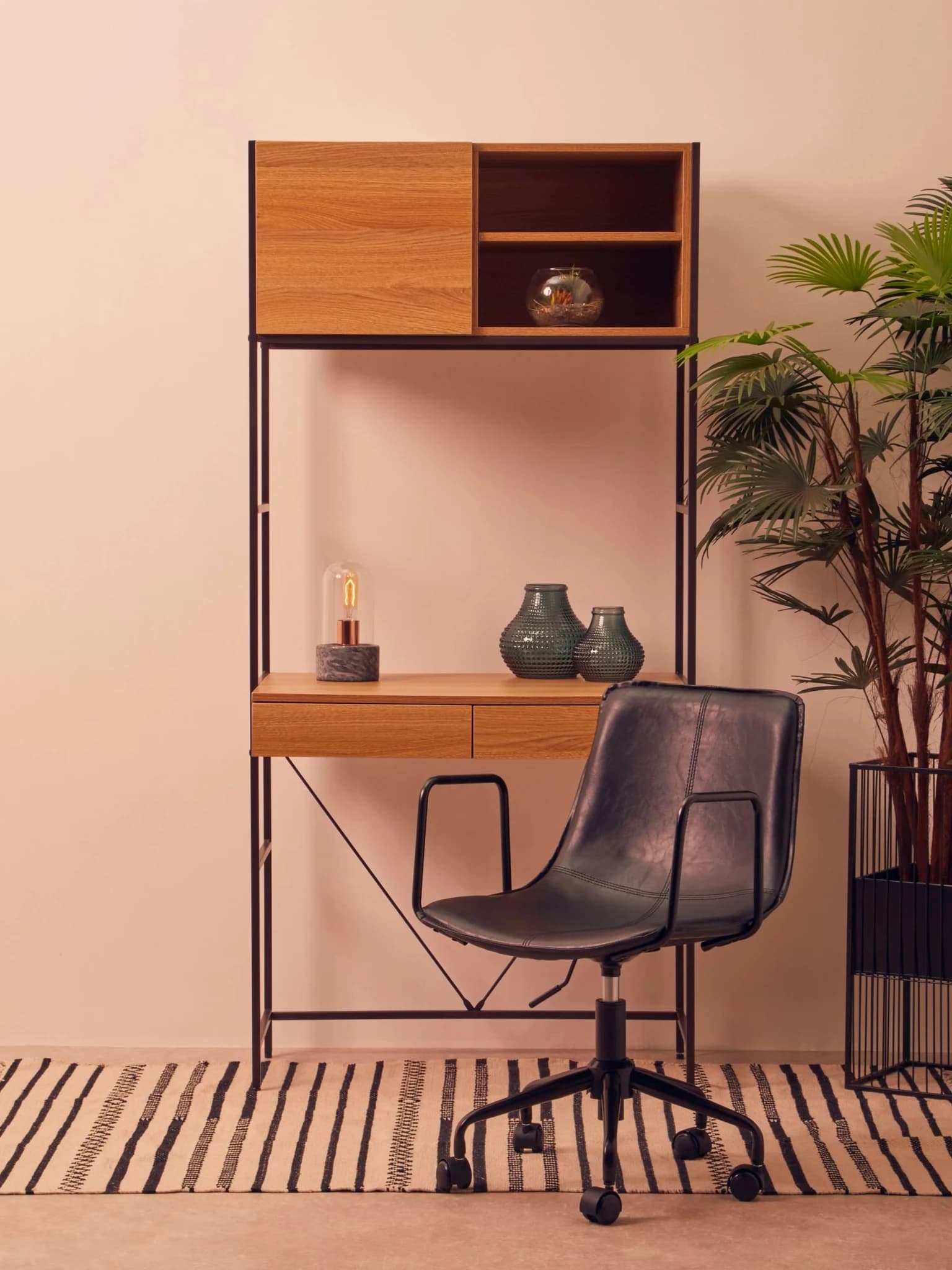 Bradbury Natural Oak Effect Desk - Tables, photo 3 of 8