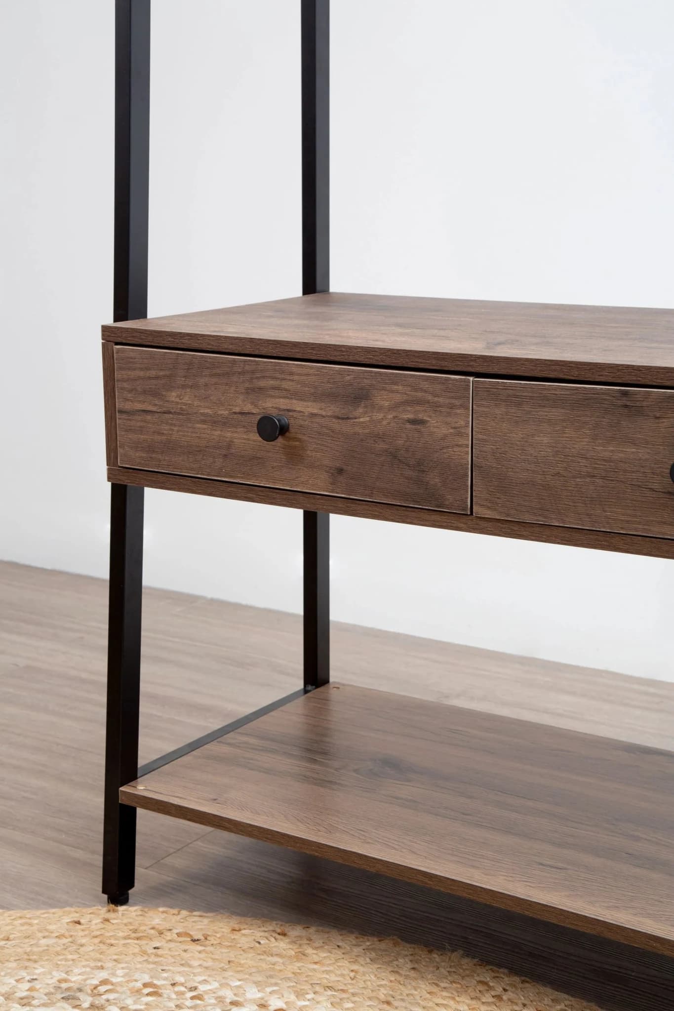 Bradbury Dark Oak Effect Open Wardrobe - Furniture, photo 6 of 8
