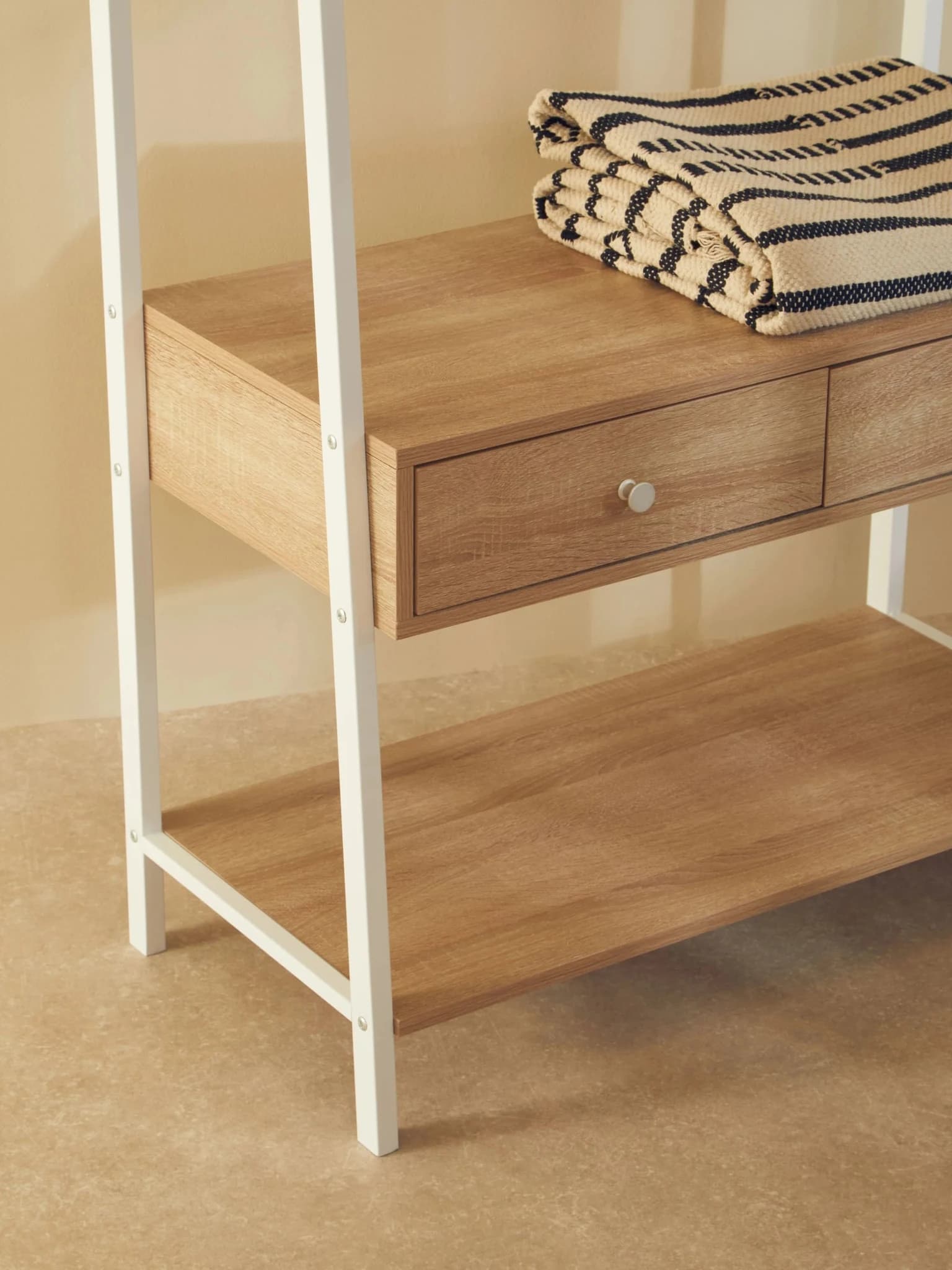 Bradbury Natural Oak Effect Open Wardrobe - Furniture, photo 2 of 8