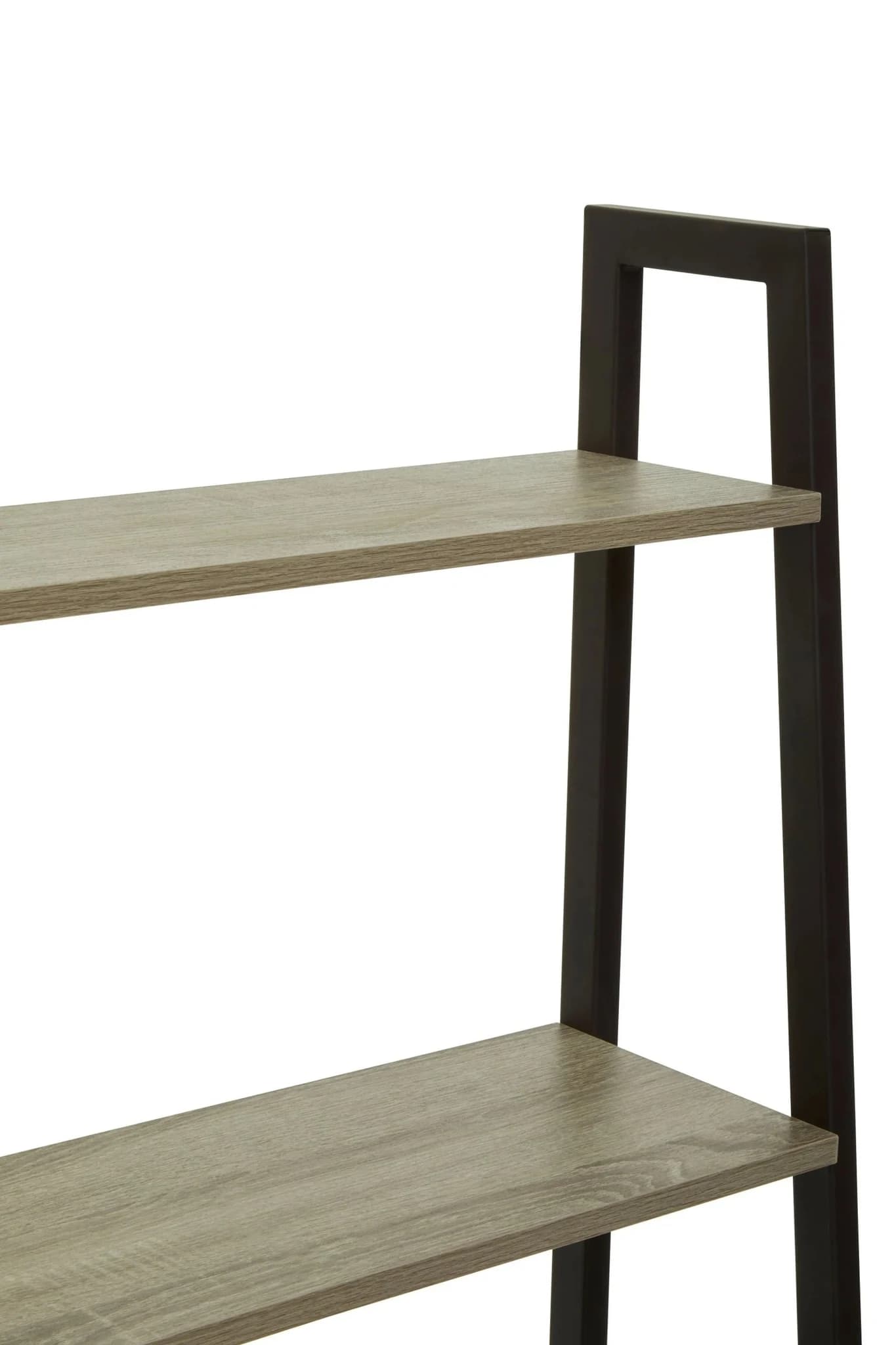 Bradbury Five Tier Grey Oak Veneer Ladder Shelf Unit - Bookcases & shelving, photo 7 of 8