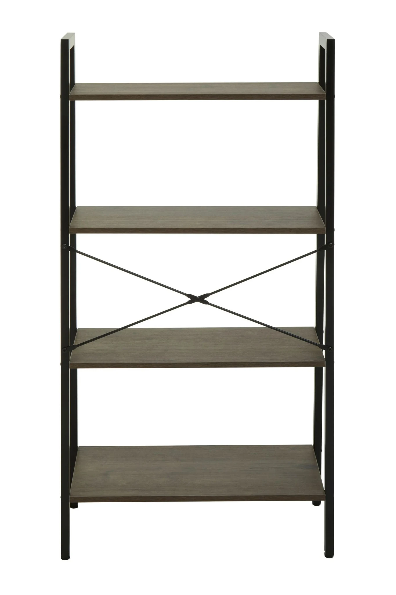 Bradbury Four Tier Dark Oak Veneer Ladder Shelf Unit - Bookcases & shelving, photo 2 of 8