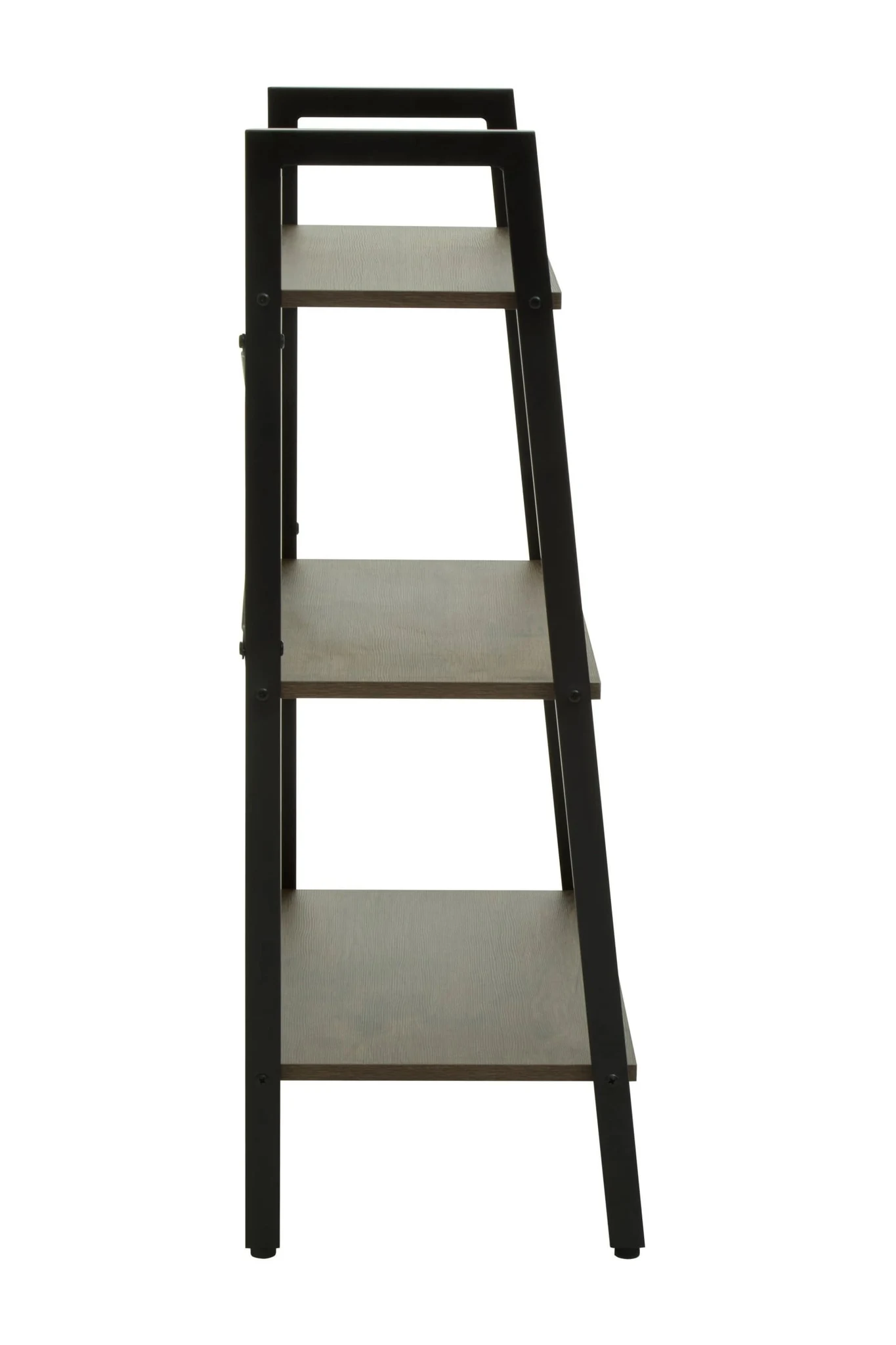 Bradbury Three Tier Dark Oak Veneer Ladder Shelf Unit - Bookcases & shelving, photo 3 of 8