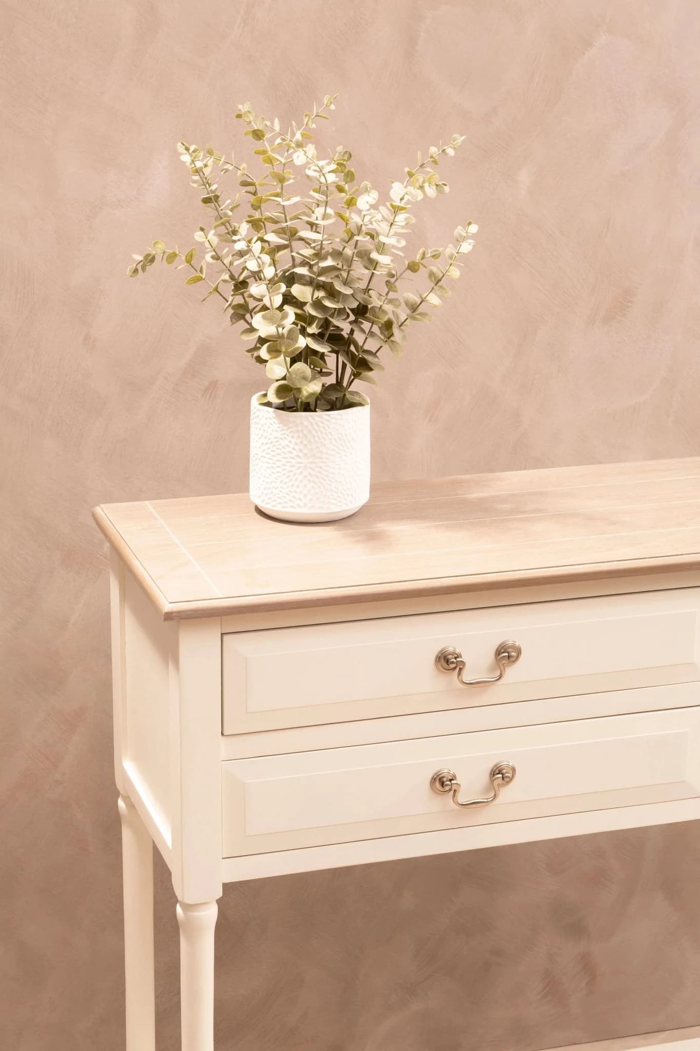Heritage 4 Drawer White Wooden Console Table - Tables, photo 8 of 8