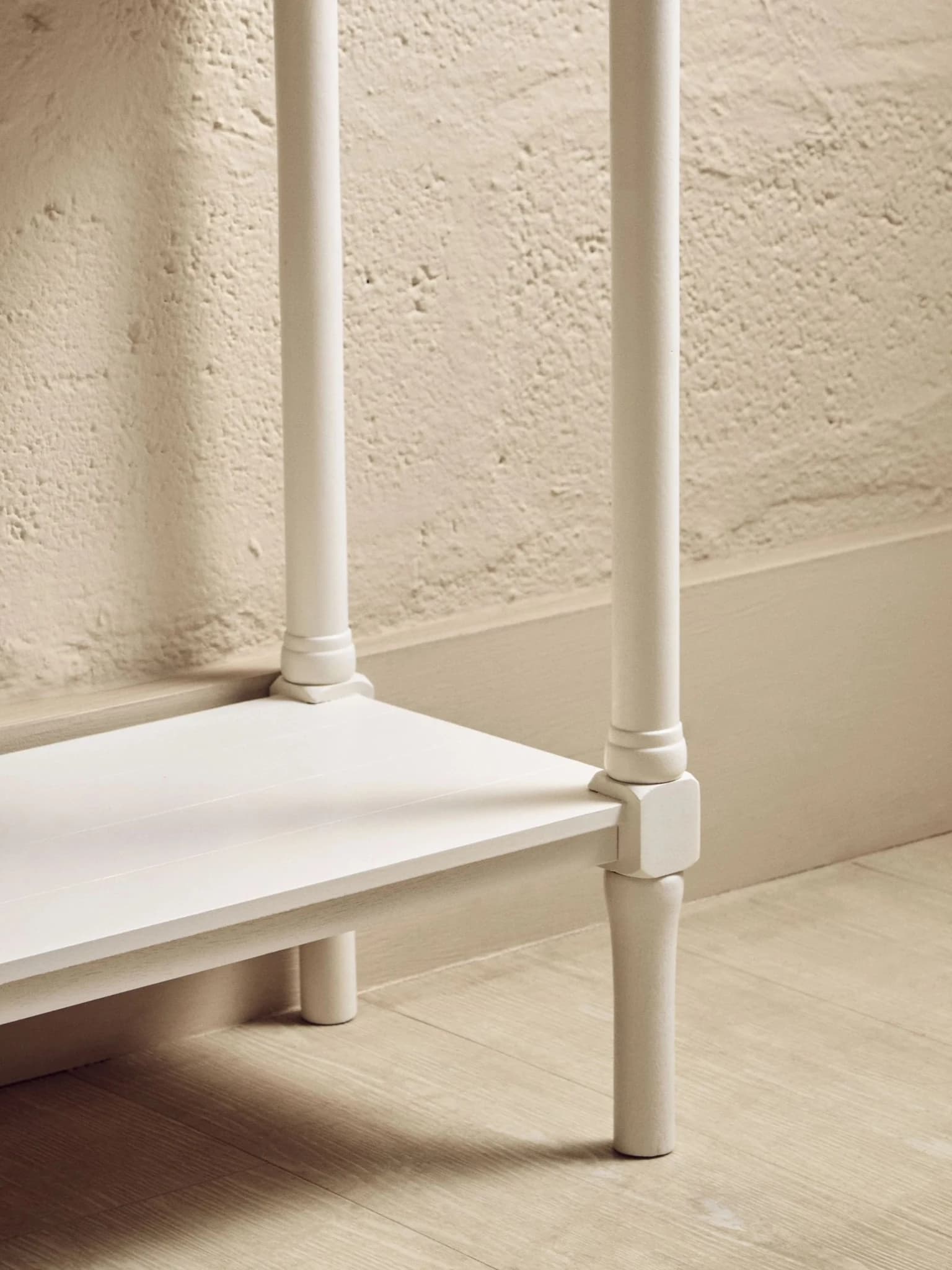 Heritage 4 Drawer White Wooden Console Table - Tables, photo 3 of 8