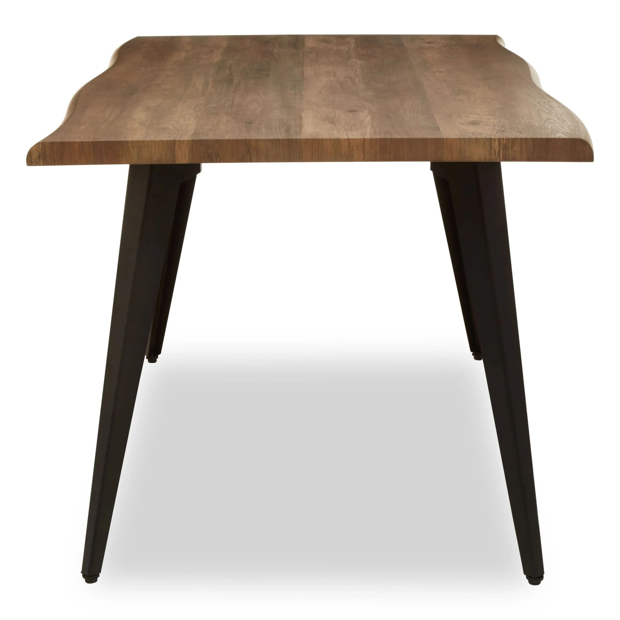 Assia Dark Wood Veneer Dining Table - Tables, photo 2 of 6