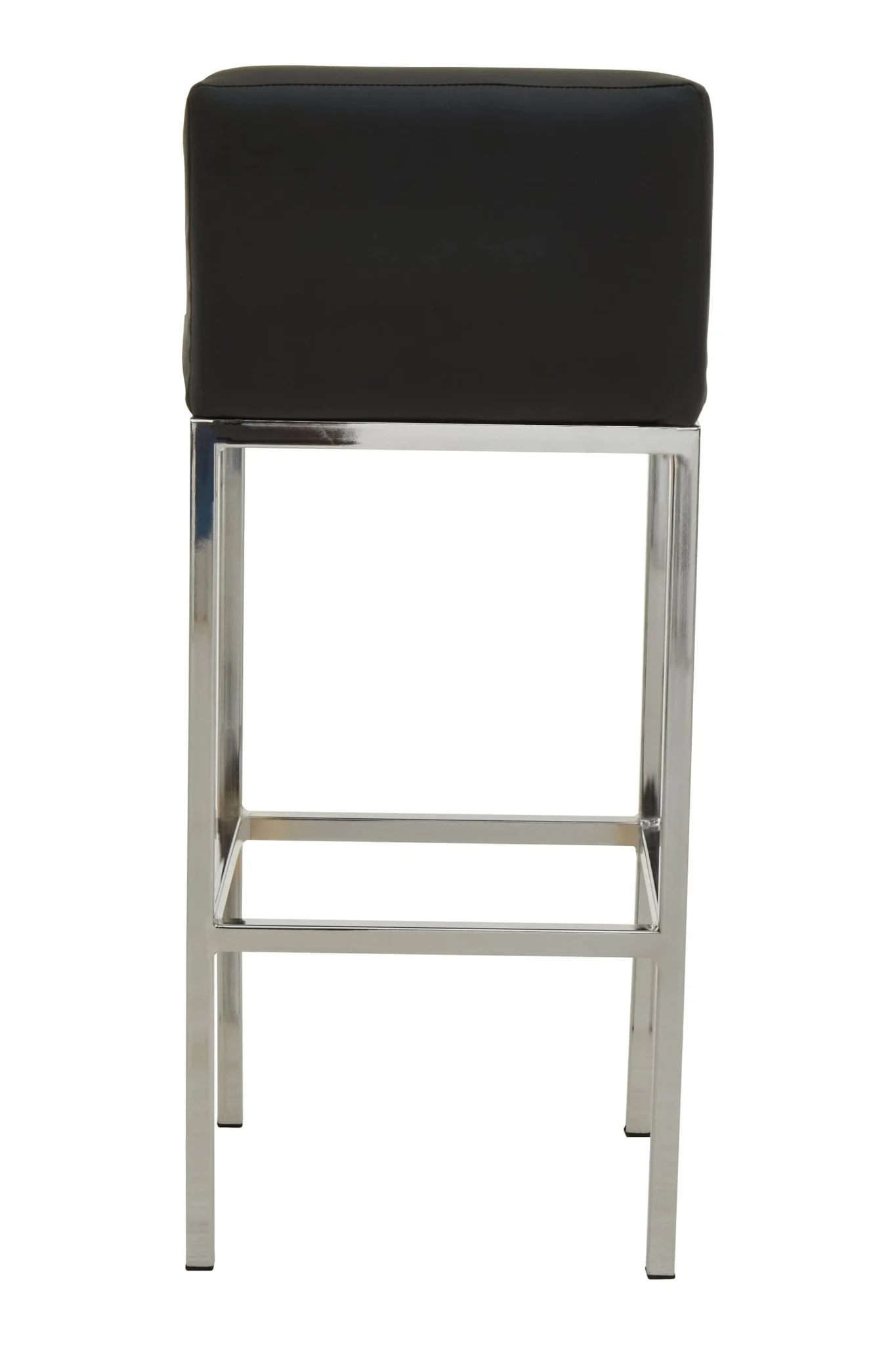 Baina Black And Chrome Finish Bar Chair - Seating, photo 2 of 8