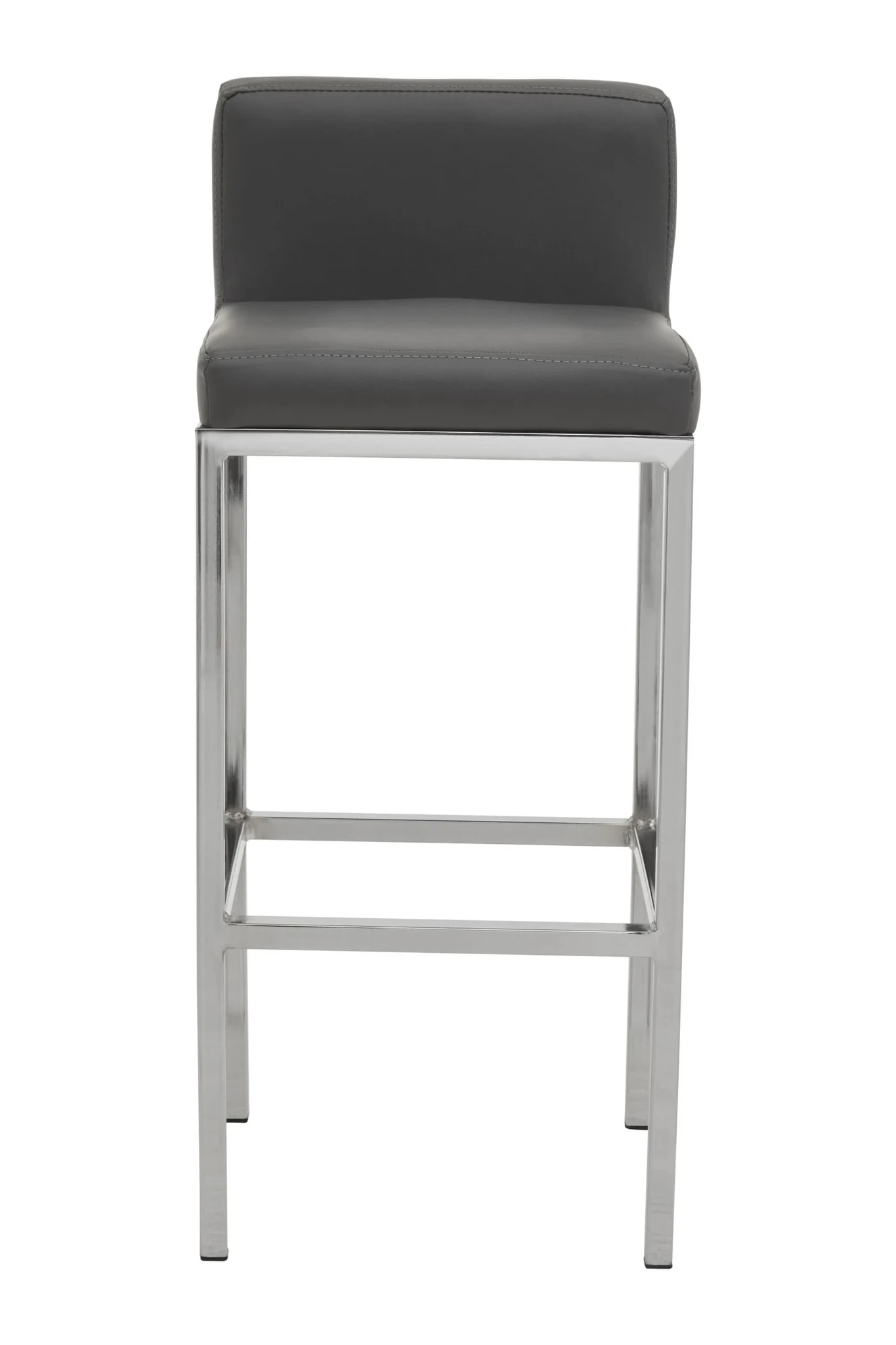 Baina Dark Grey And Chrome Finish Bar Chair - Seating, photo 4 of 8