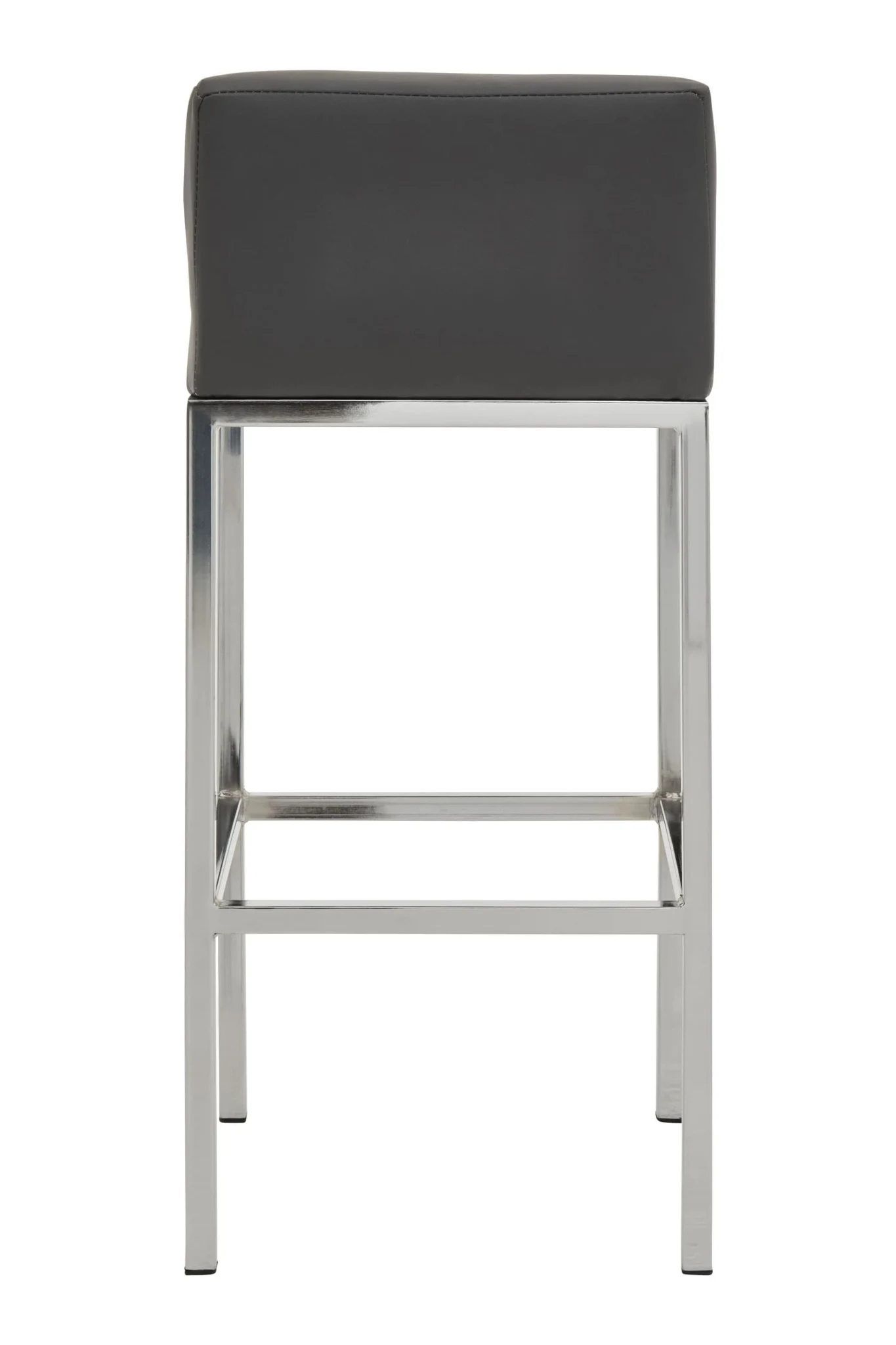 Baina Dark Grey And Chrome Finish Bar Chair - Seating, photo 2 of 8