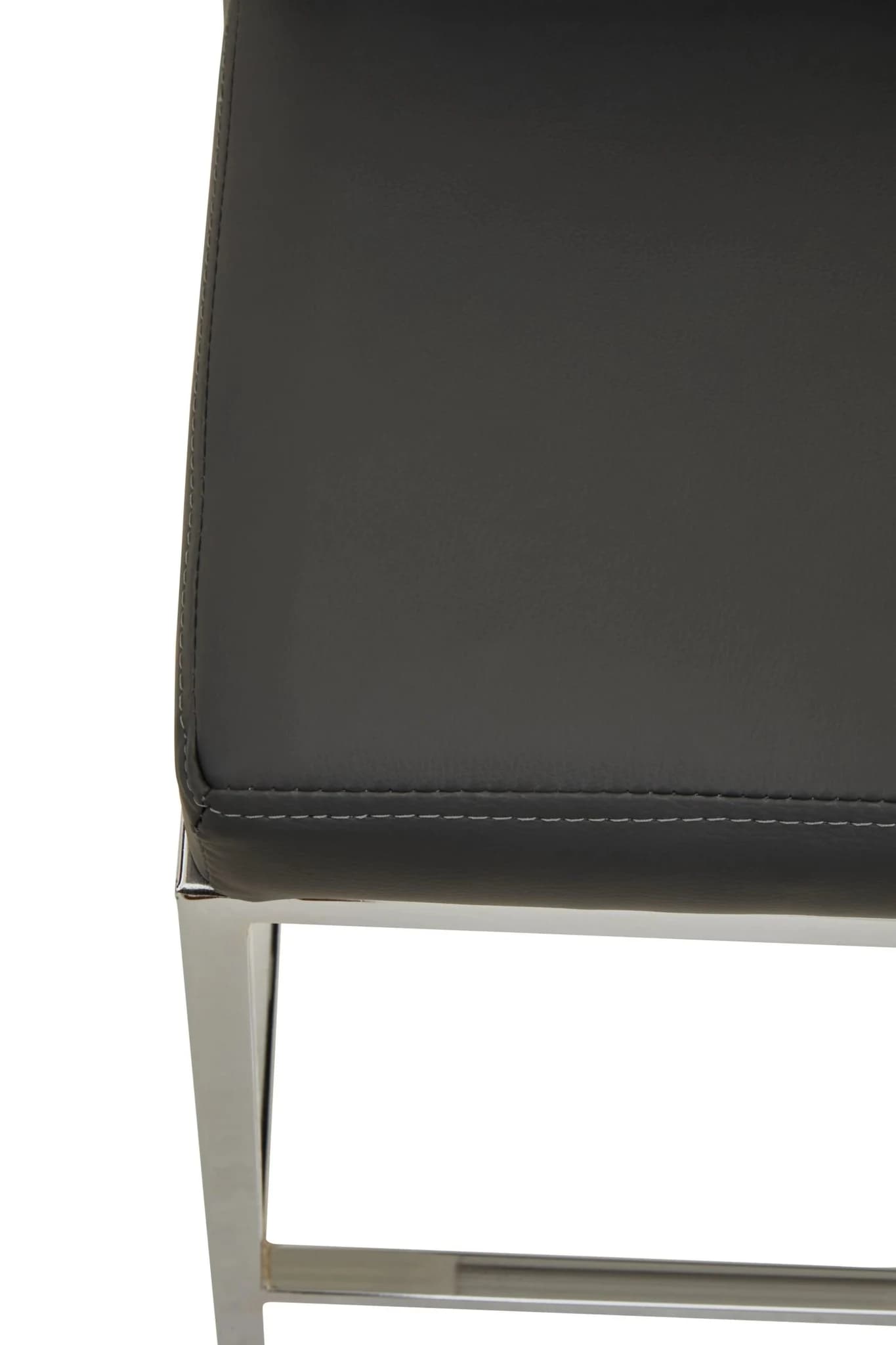 Baina Dark Grey And Chrome Finish Bar Chair - Seating, photo 5 of 8