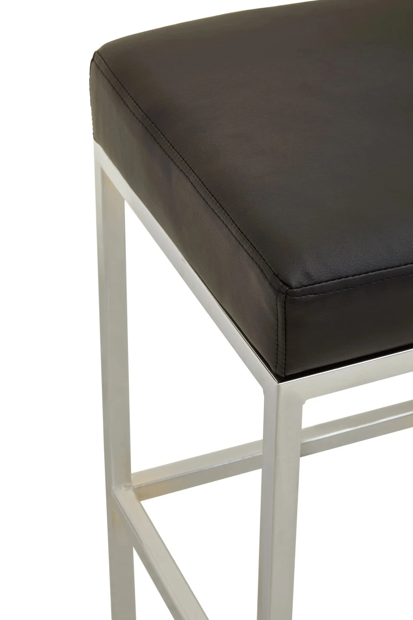 Baina Black And Chrome Finish Bar Stool - Seating, photo 7 of 7