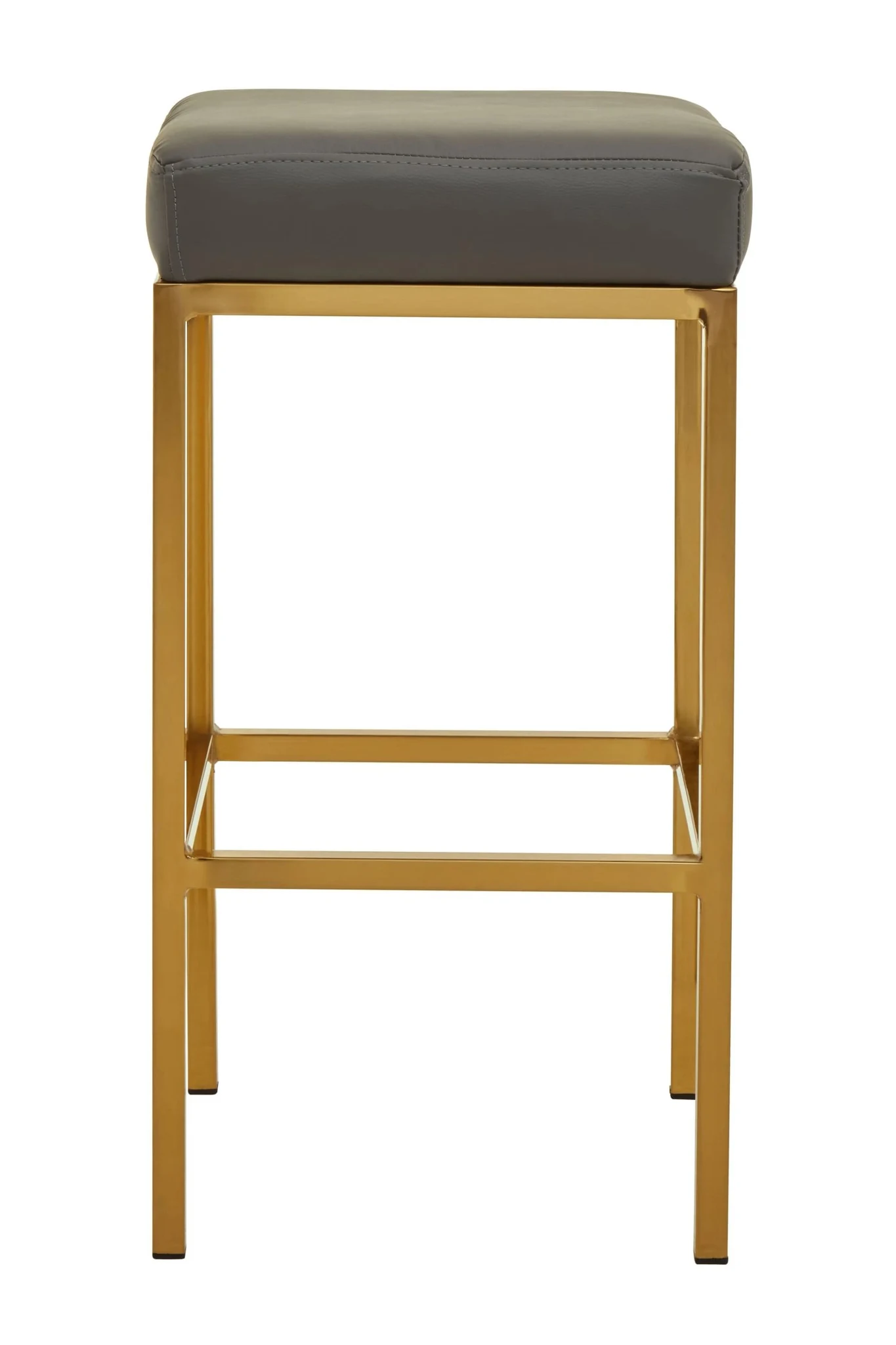 Baina Dark Grey And Gold Finish Bar Stool - Seating, photo 3 of 6