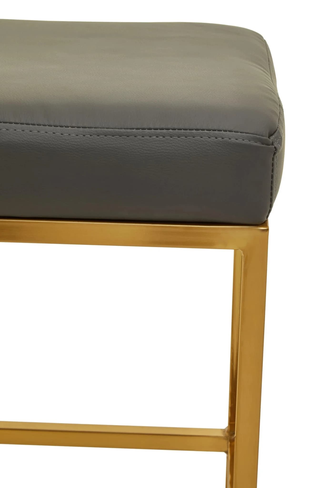 Baina Dark Grey And Gold Finish Bar Stool - Seating, photo 4 of 6
