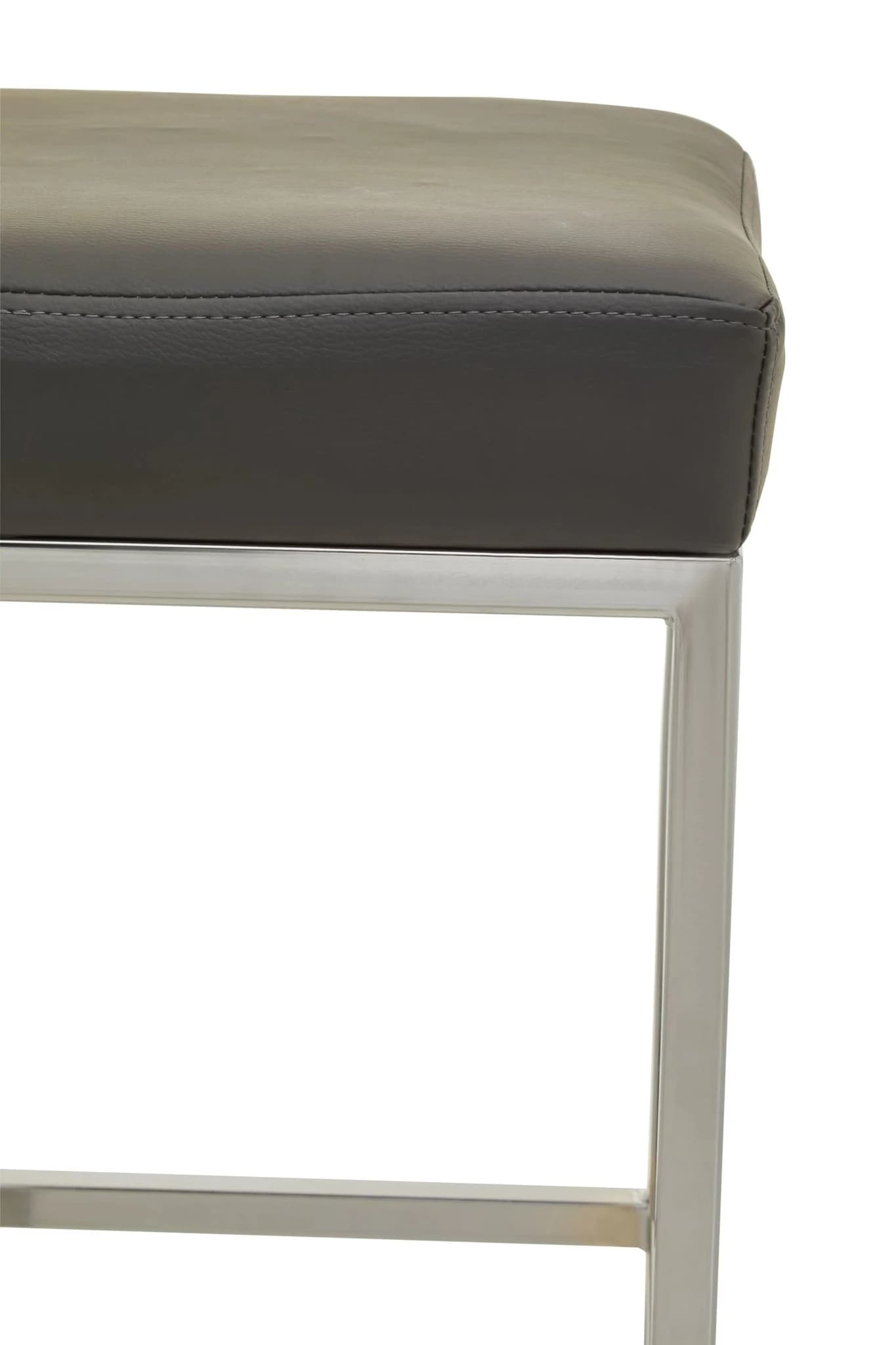 Baina Dark Grey And Chrome Finish Bar Stool - Seating, photo 4 of 7