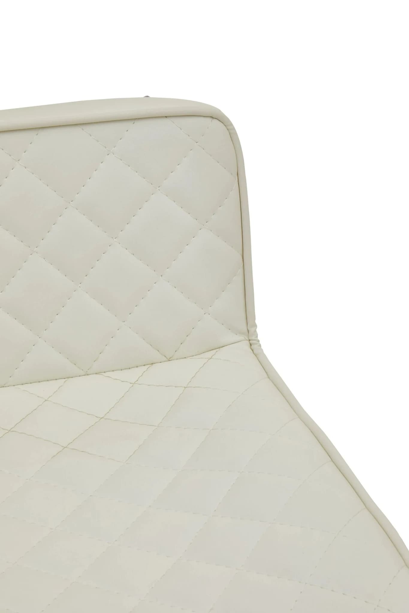 Baina White And Gold Bar Stool With Square Base - Seating, photo 6 of 8