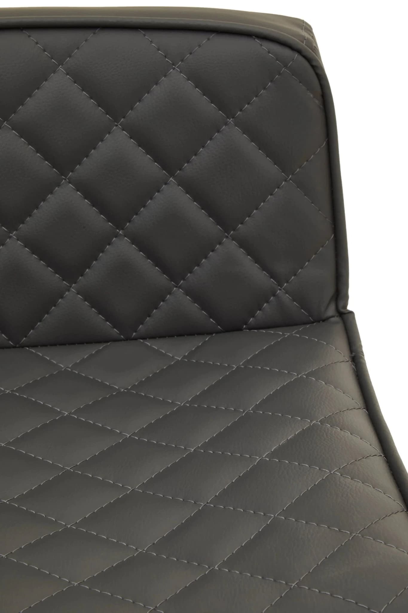 Baina Dark Grey And Chrome Square Base Bar Stool - Seating, photo 6 of 8