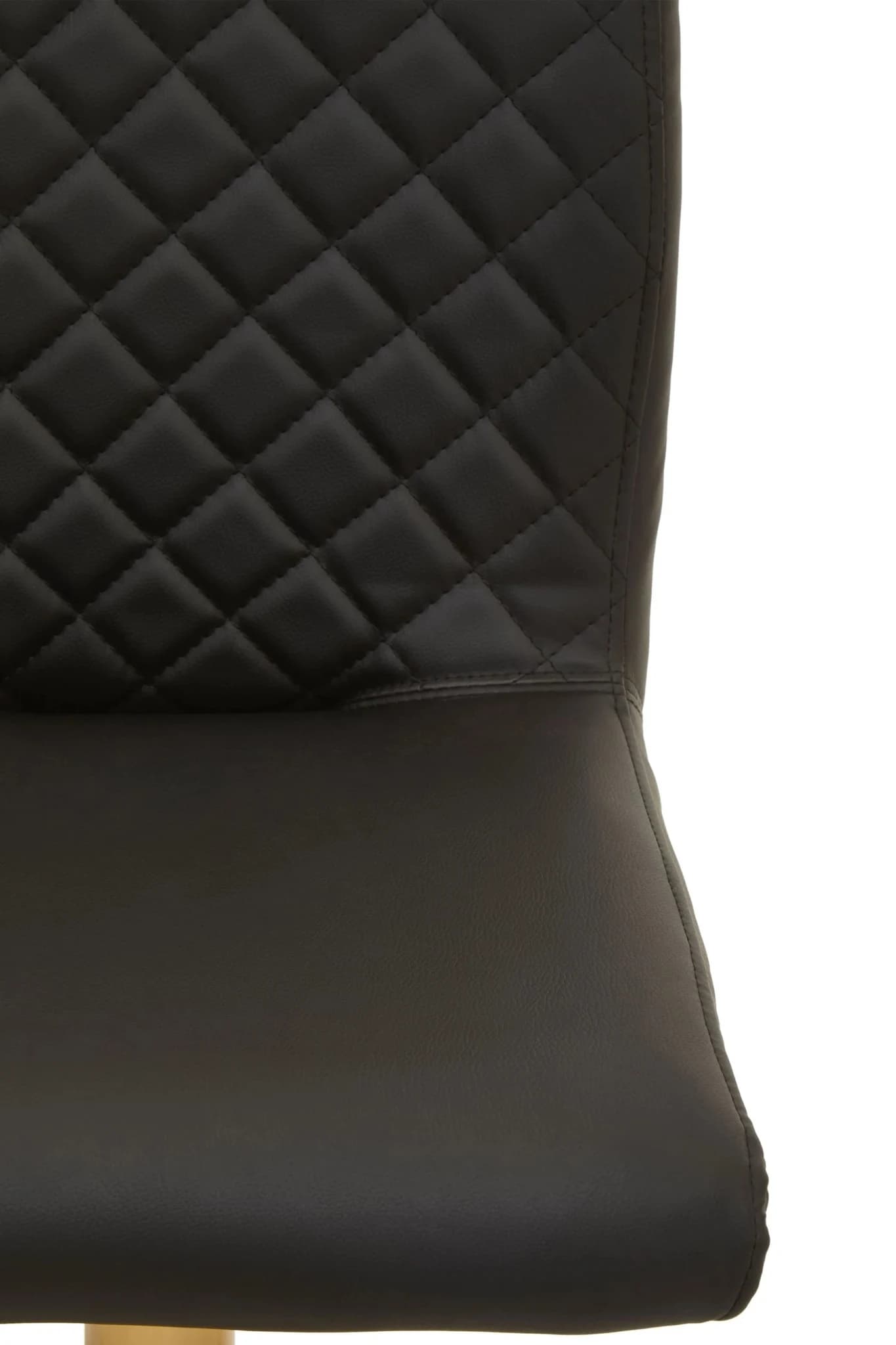Baina Black And Gold Bar Stool With Round Base - Seating, photo 7 of 8