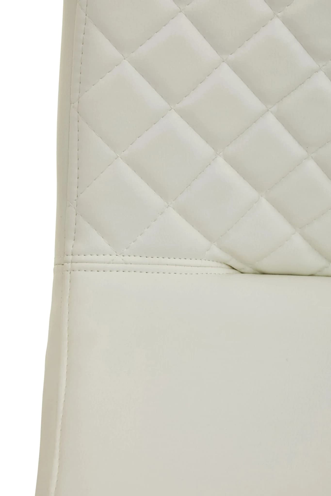 Baina White And Gold Bar Stool With Round Base - Seating, photo 5 of 8