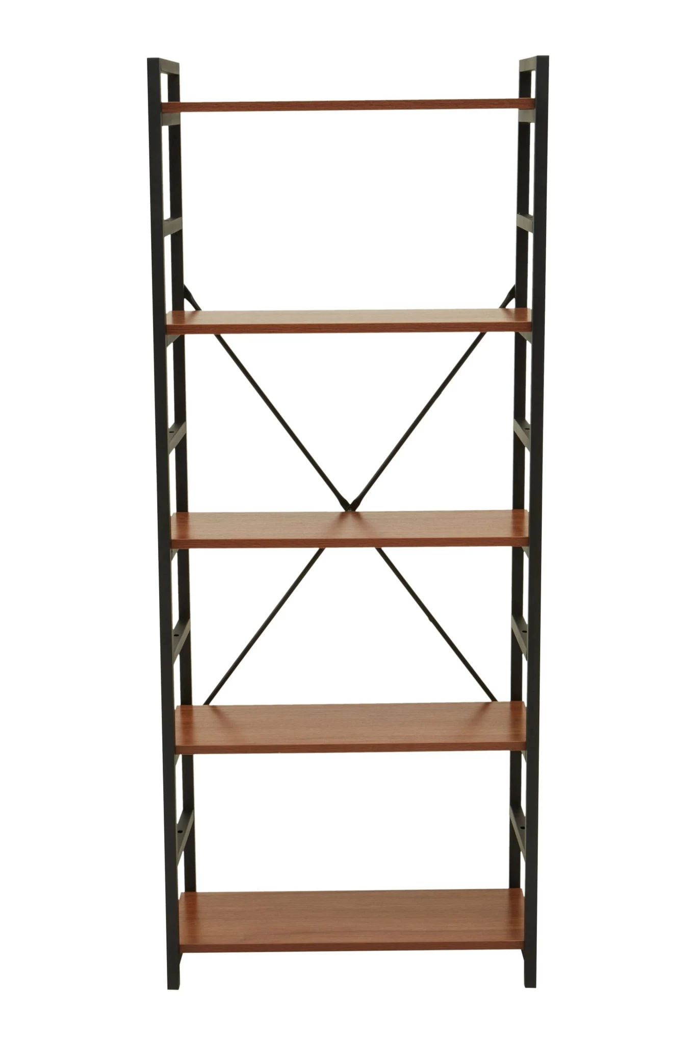 Laxton 5 Tier Wood Finish Shelf Unit - Bookcases & shelving, photo 4 of 8