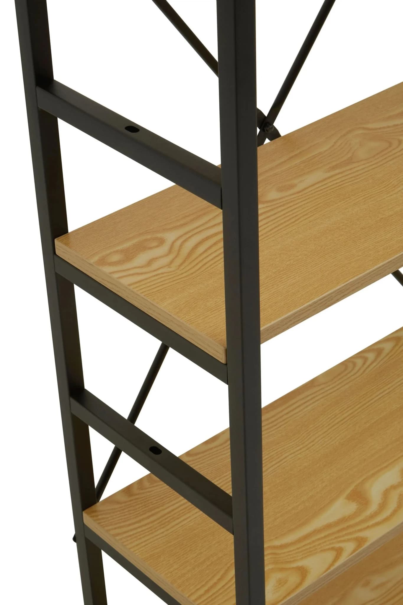 Laxton 5 Tier Light Oak Effect Shelf Unit - Bookcases & shelving, photo 6 of 8