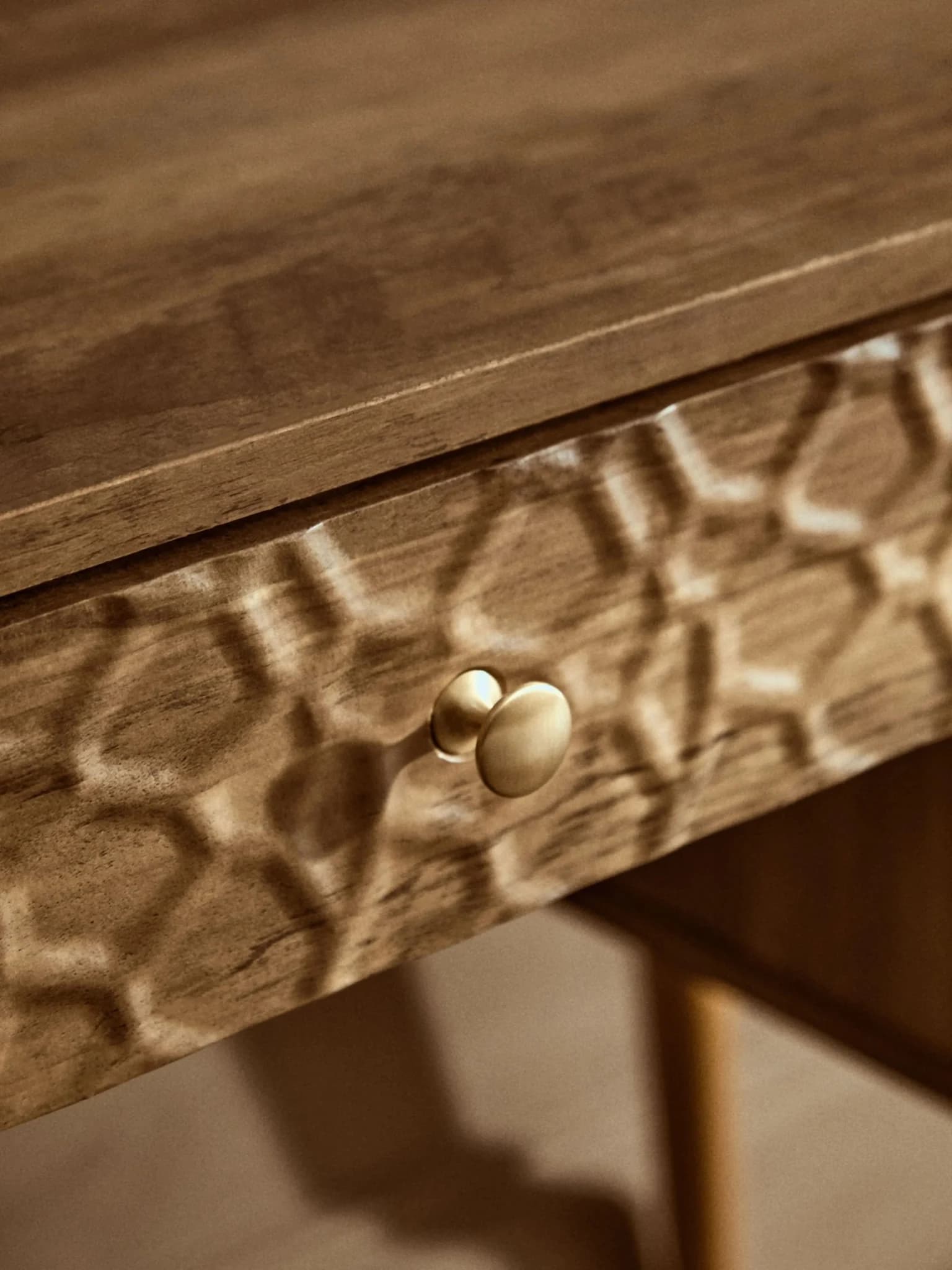 Frida Wood Veneer Desk with Storage - Tables, photo 3 of 8