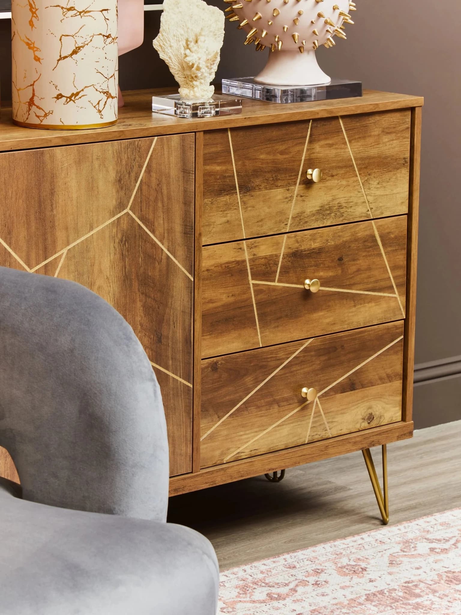 Flori Sideboard with 2 Doors and 3 Drawers - Bookcases & shelving, photo 5 of 8