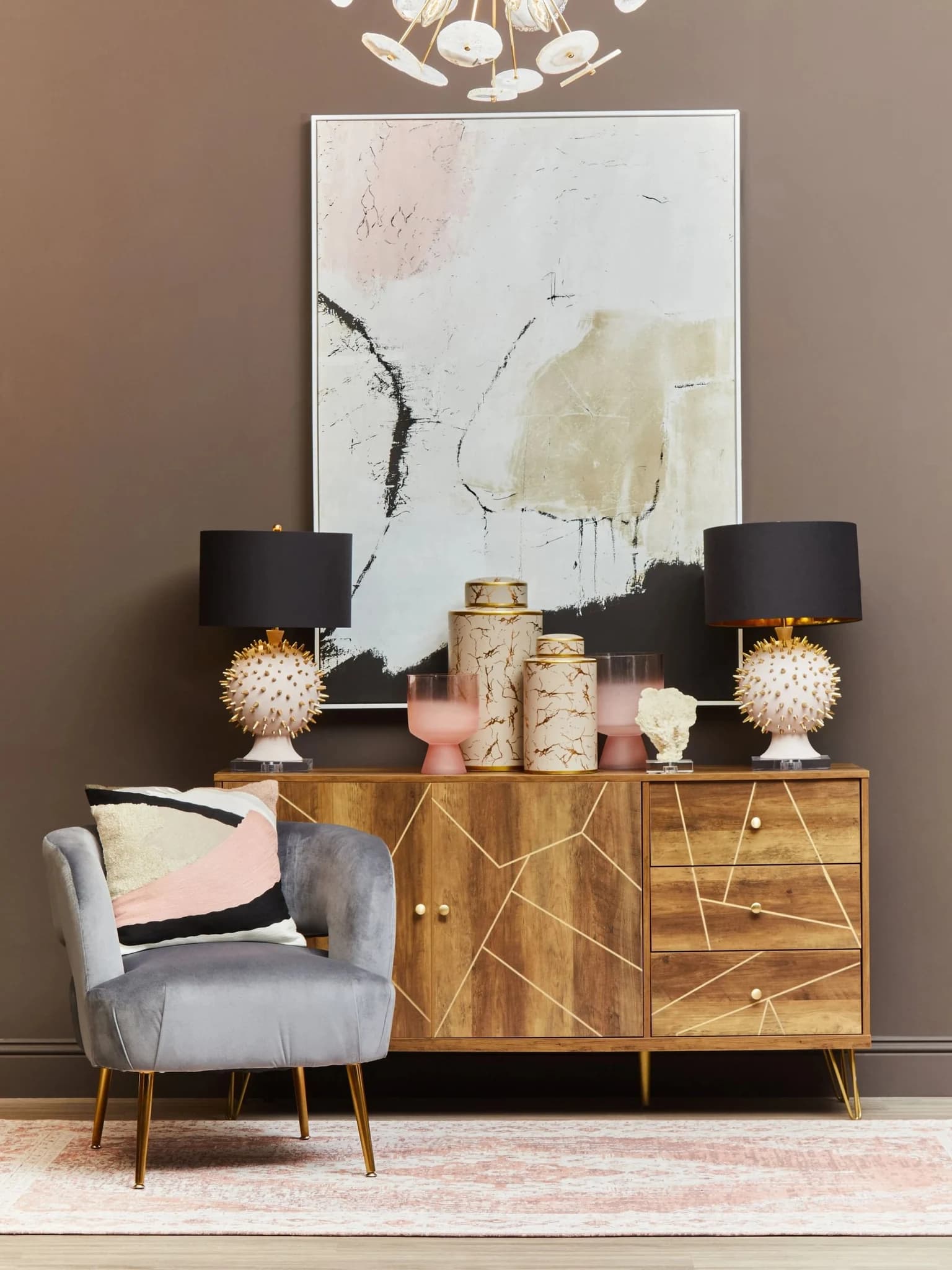 Flori Sideboard with 2 Doors and 3 Drawers - Bookcases & shelving, photo 2 of 8