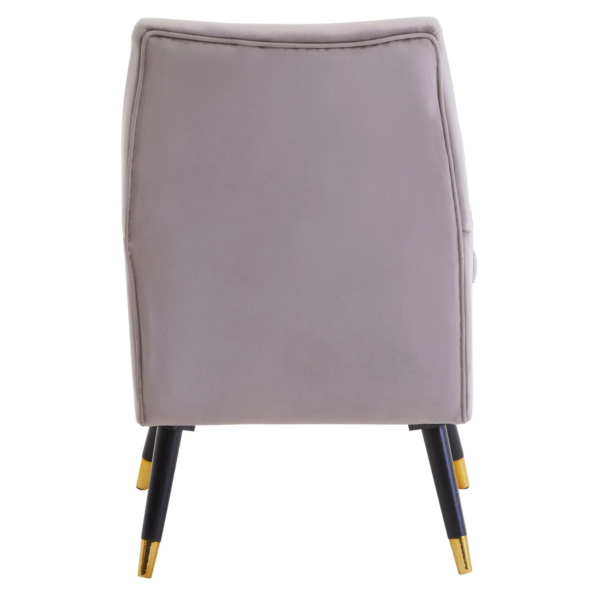 Loretta Mink Velvet Accent Chair With Wooden legs - Seating, photo 2 of 8