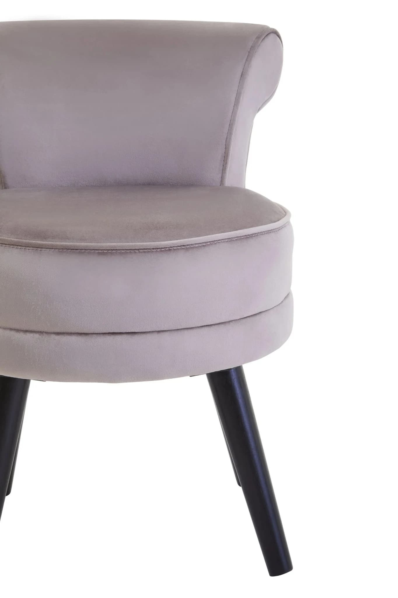 Kids Loretta Mink Velvet Chair - Seating, photo 8 of 8