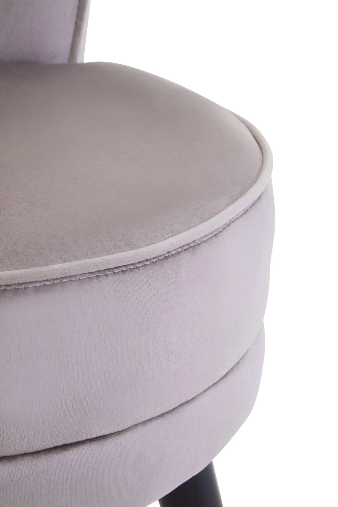 Kids Loretta Mink Velvet Chair - Seating, photo 5 of 8