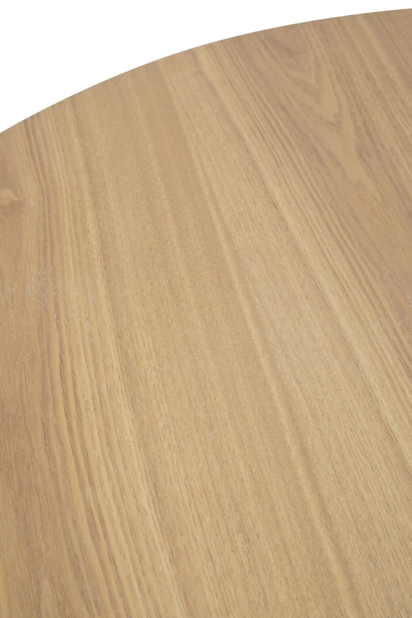 Salford Wood Veneer Round Dining Table With Black Metal Legs - Tables, photo 8 of 8