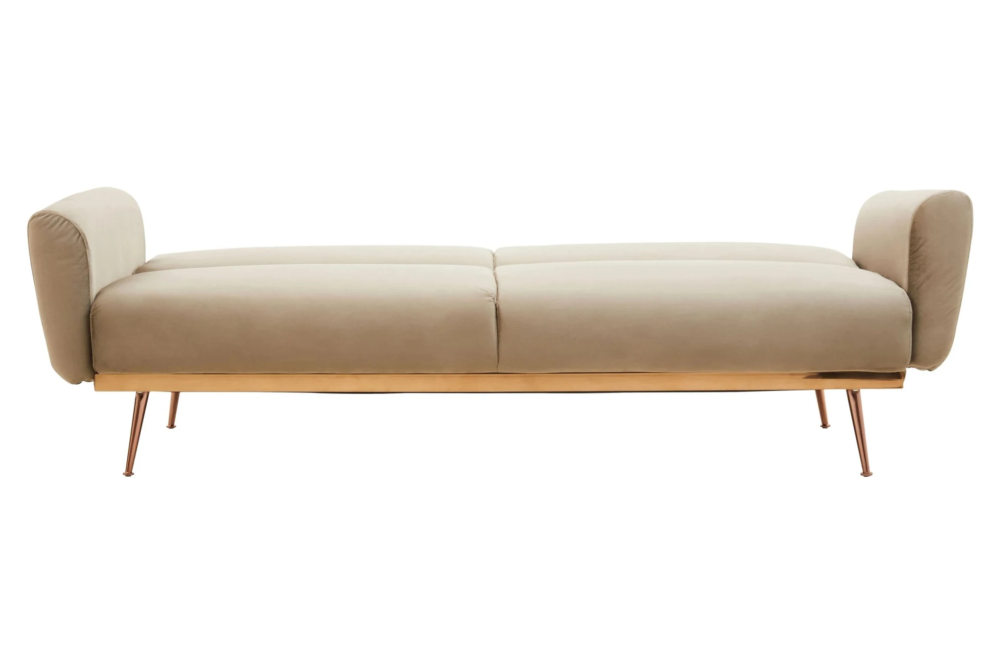 Hatton Mink Velvet Sofa Bed - Seating, photo 5 of 8