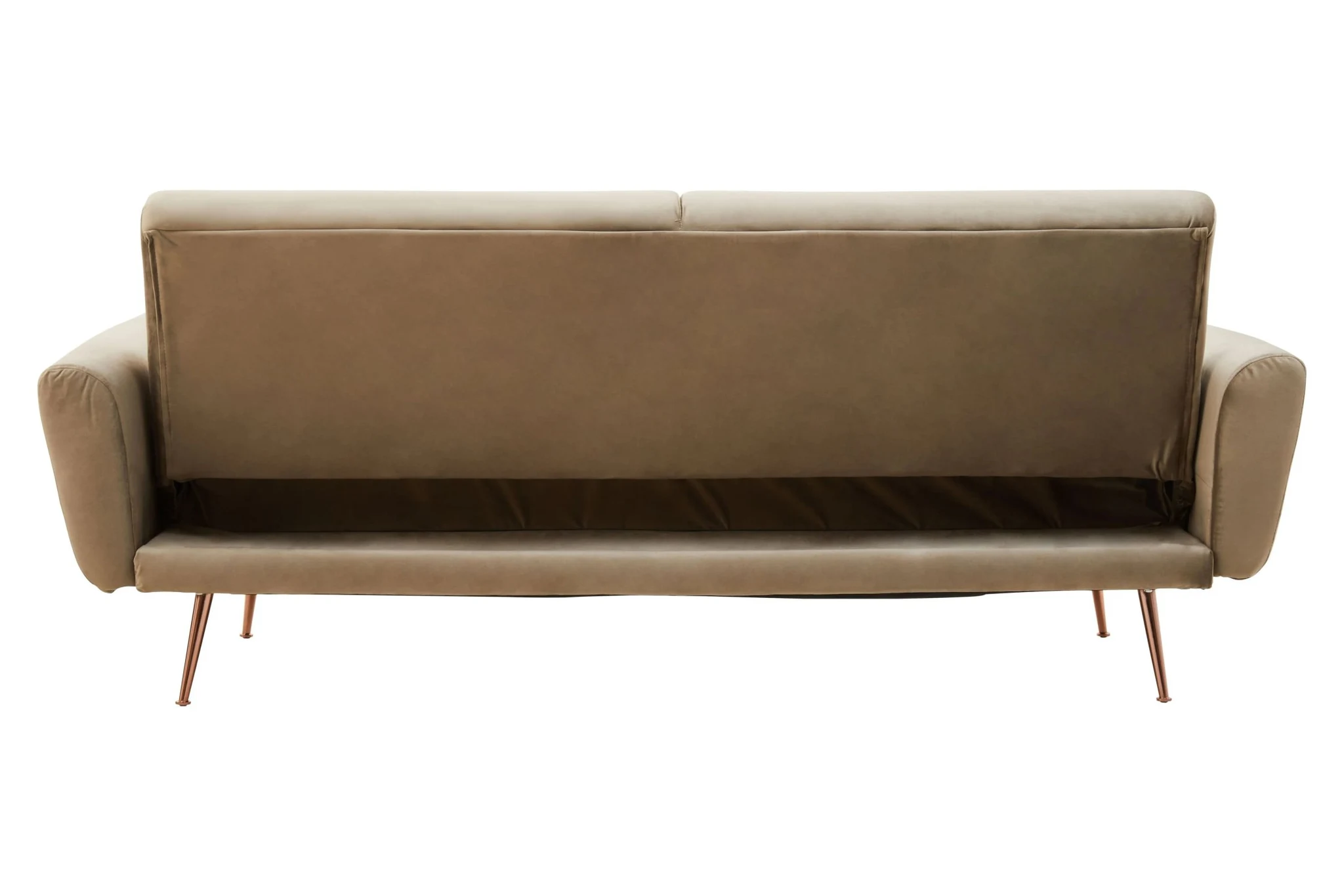 Hatton Mink Velvet Sofa Bed - Seating, photo 2 of 8