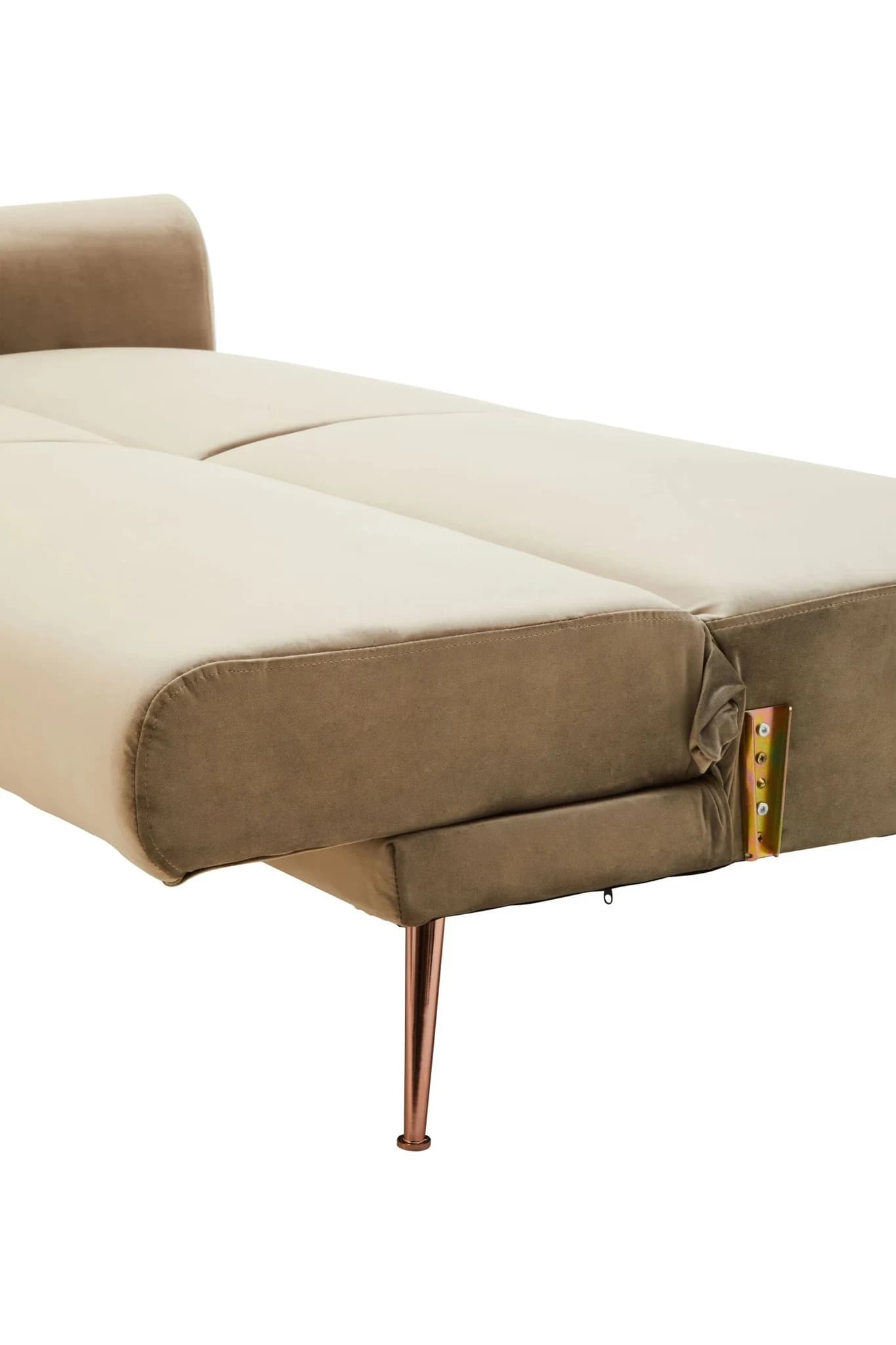 Hatton Mink Velvet Sofa Bed - Seating, photo 7 of 8