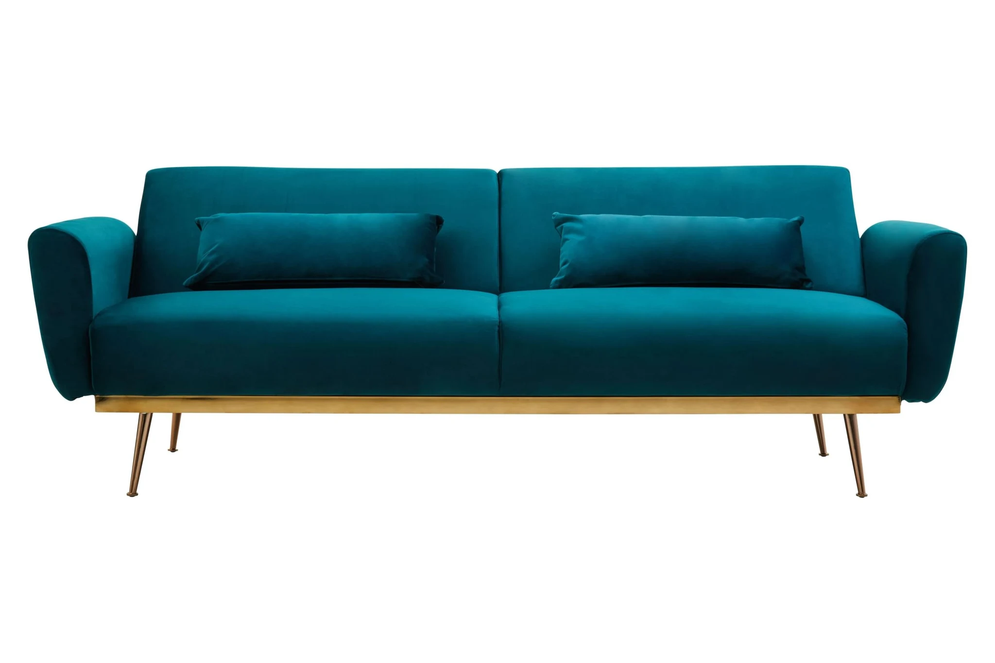 Hatton Green Velvet Sofa Bed - Seating, photo 6 of 8