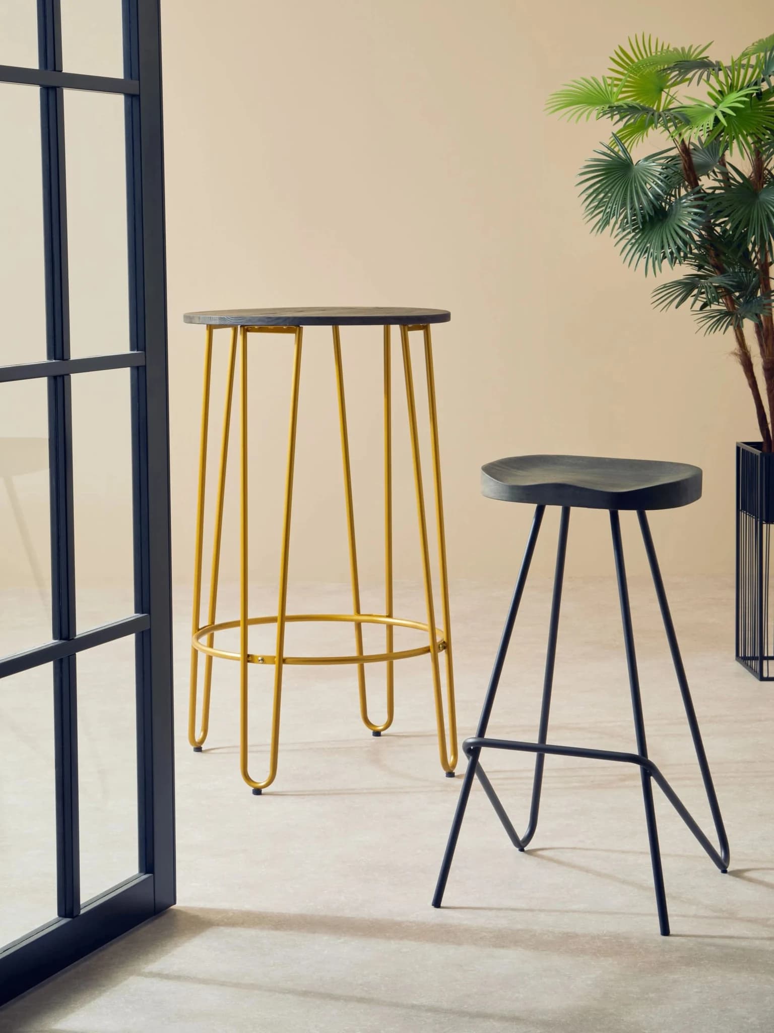 District Elm Wood Bar Stool - Seating, photo 3 of 8