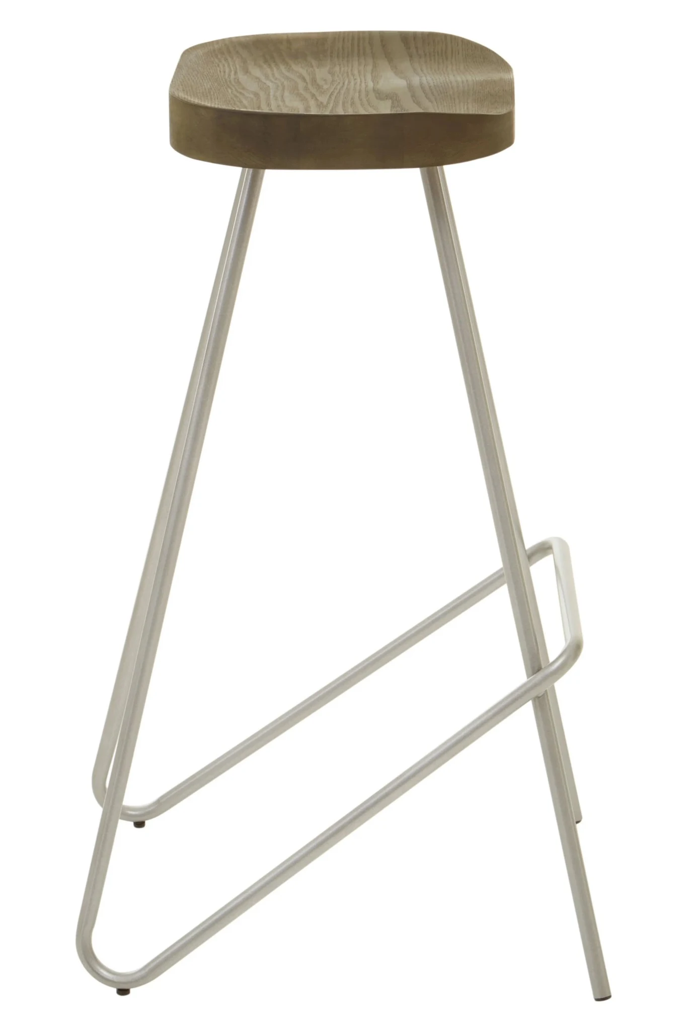 District Silver Metal Frame Bar Stool - Seating, photo 8 of 8
